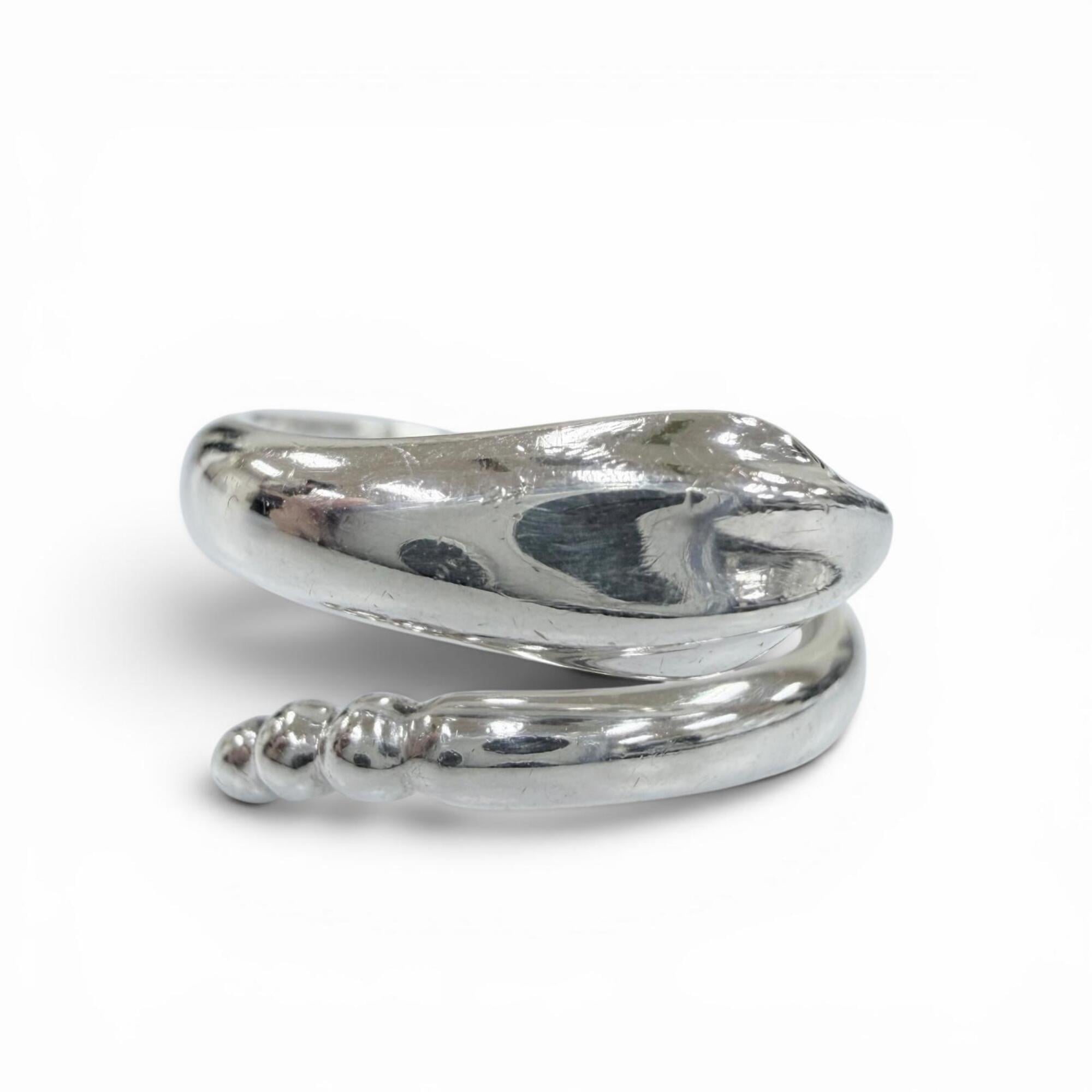 Tiffany Silver Silver 925 Band Ring (Pre-Owned)