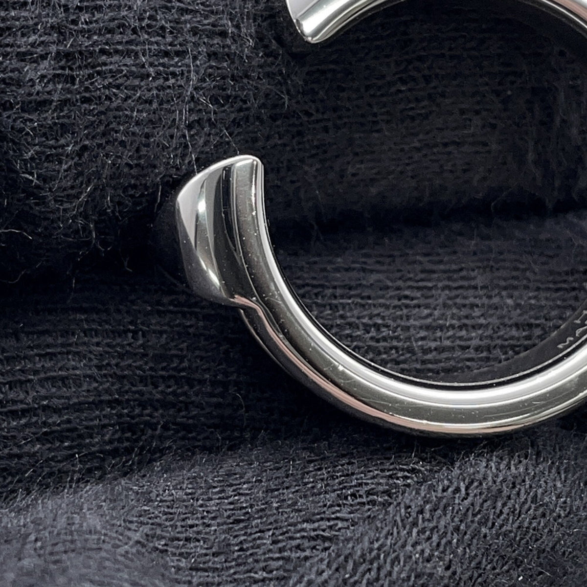 Hermes Black Metal Band Ring (Pre-Owned)