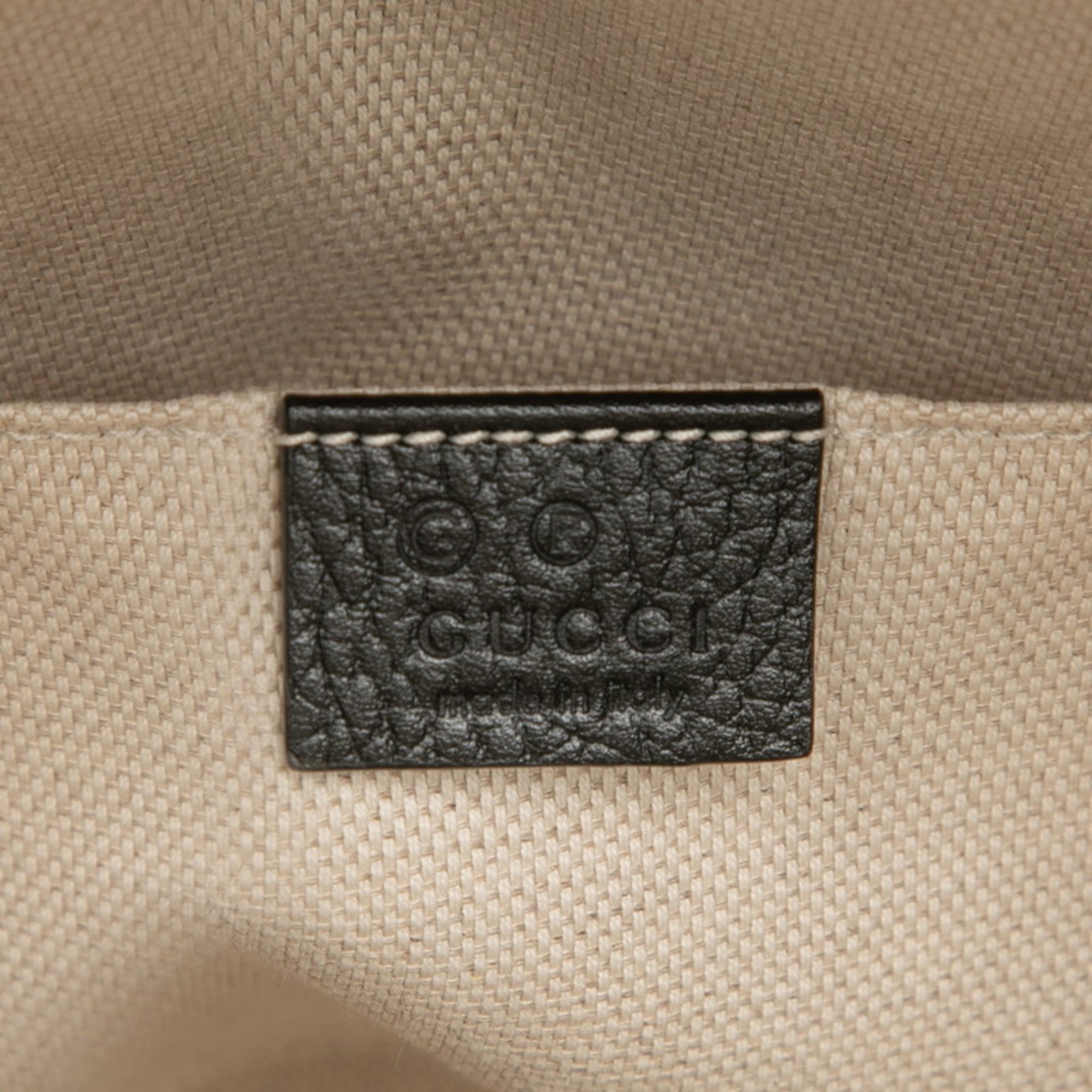 Gucci Black Leather Backpack (Pre-Owned)