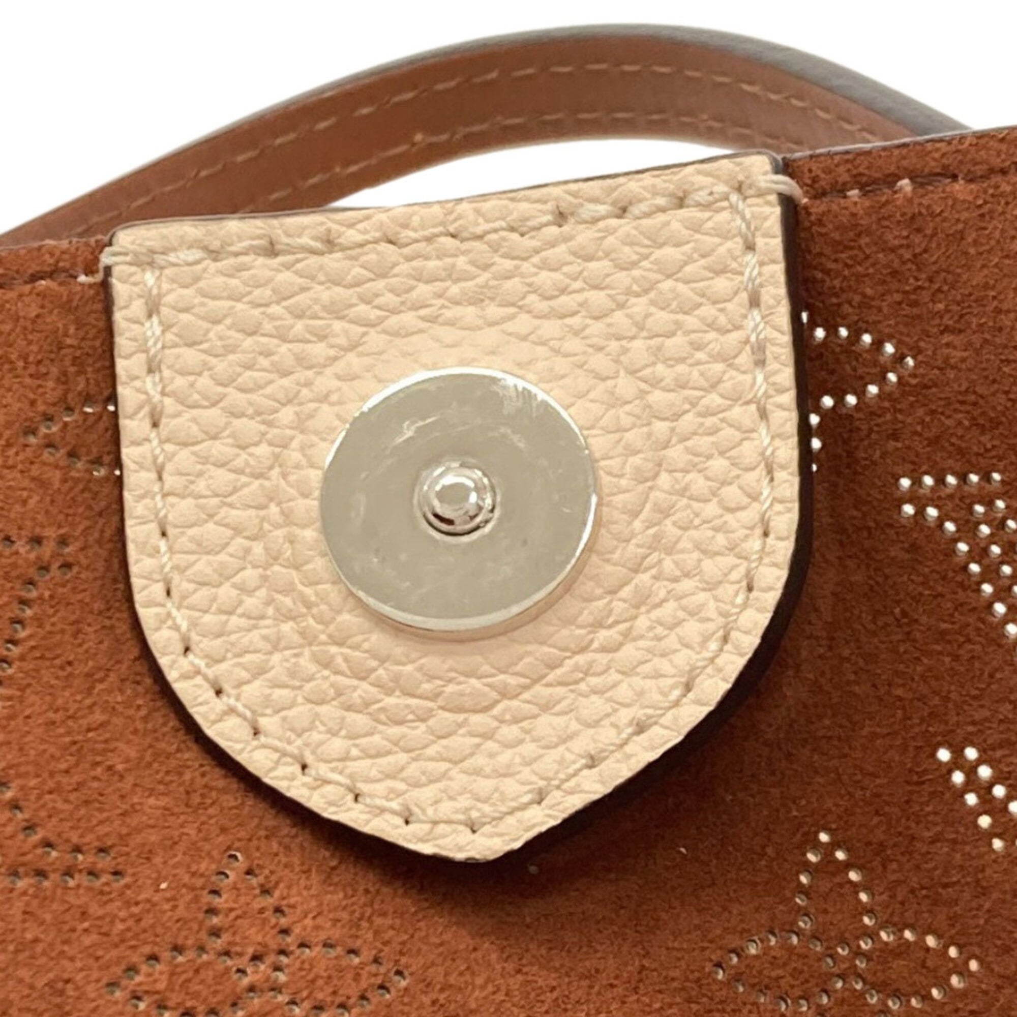 Louis Vuitton Mahina Mahina Leather Handbag (Pre-Owned)