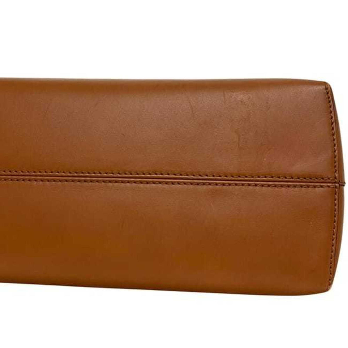 Fendi Brown Leather Shoulder Bag (Pre-Owned)