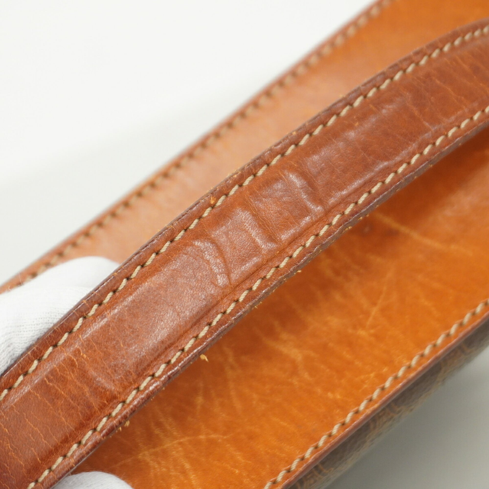 Celine Brown Pvc Vanity Bag (Pre-Owned)