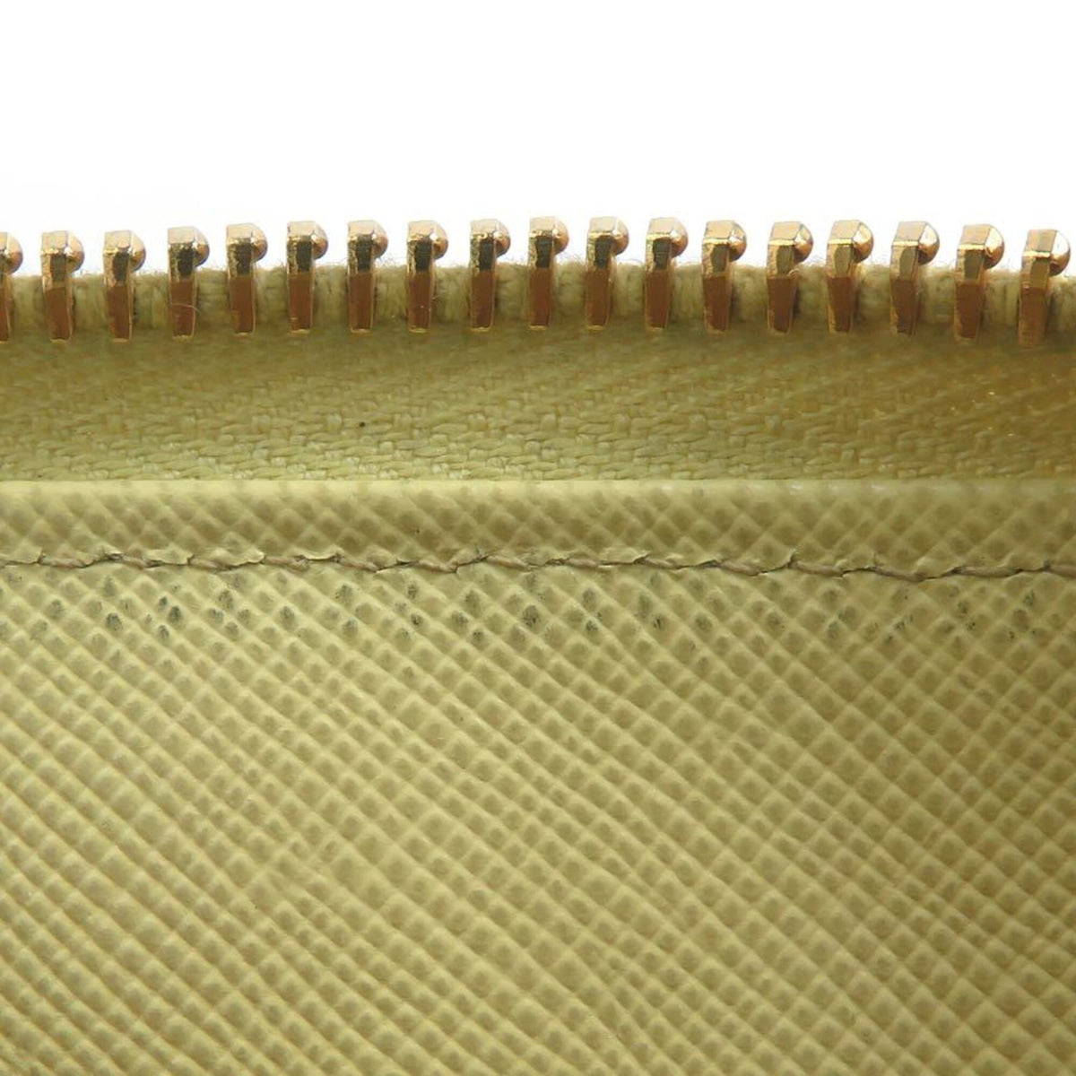 Prada Yellow Leather Long Wallet (Bi-Fold) (Pre-Owned)