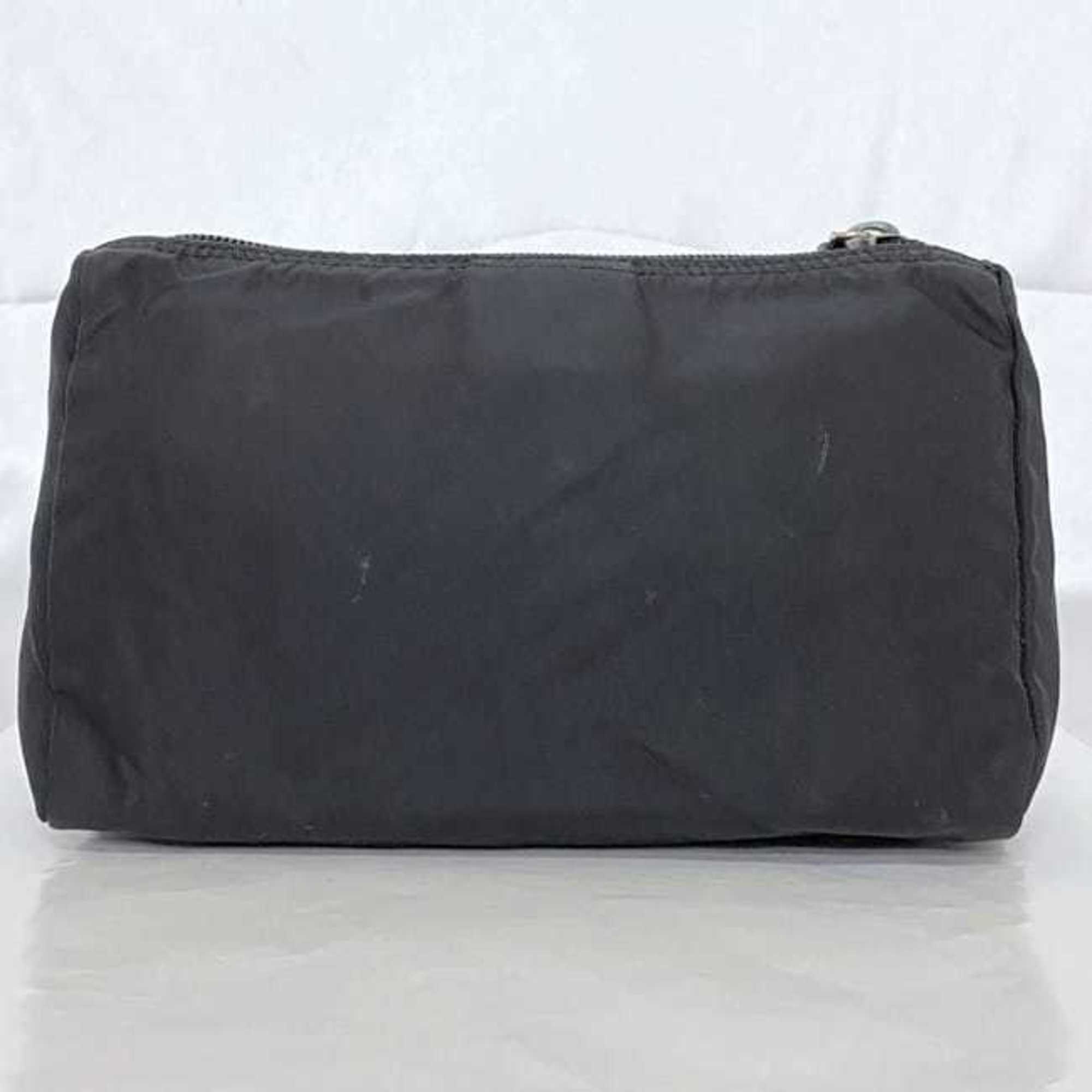 Prada Black Nero Nylon Pouch (Pre-Owned)