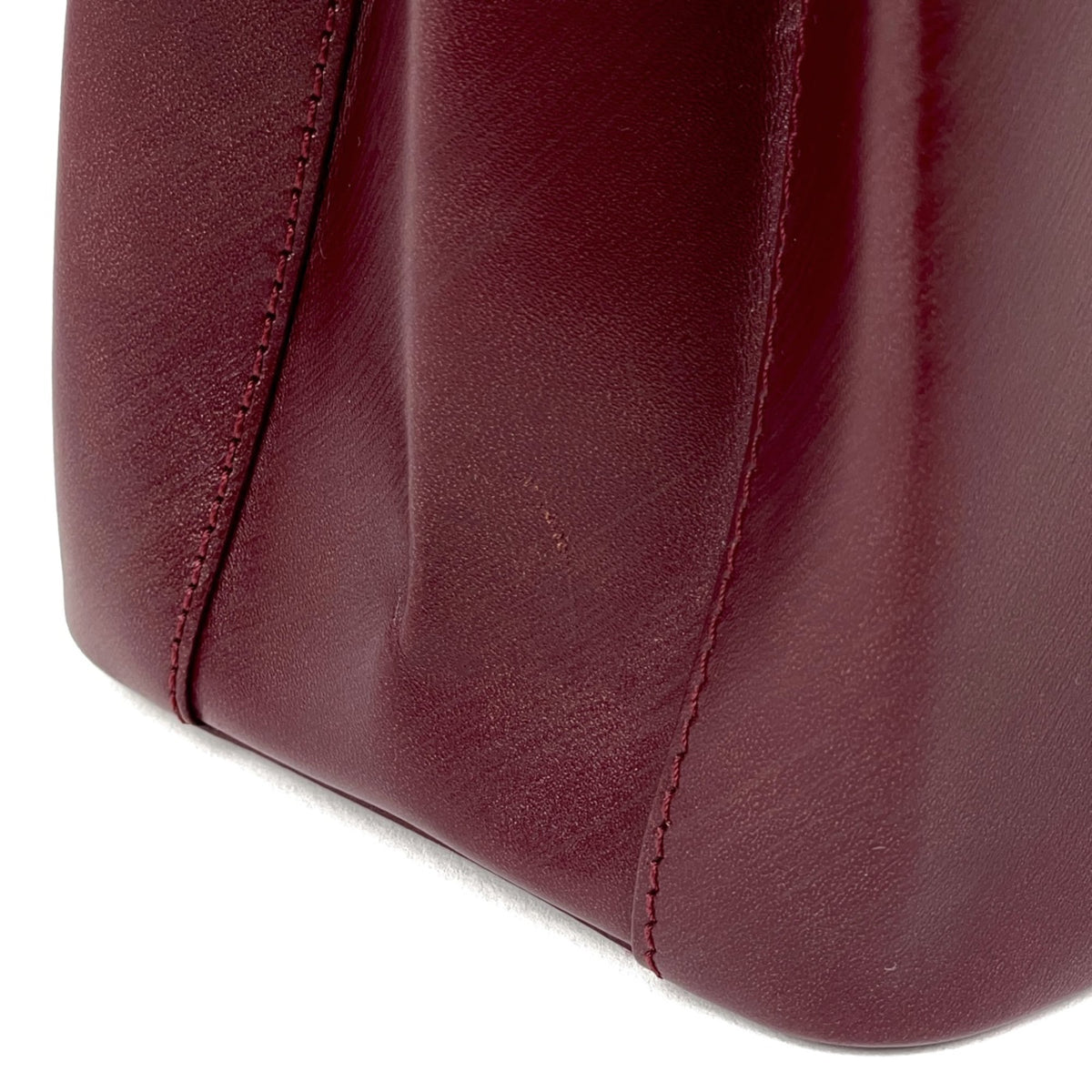 Cartier Trinity Bordeaux Leather Handbag (Pre-Owned)