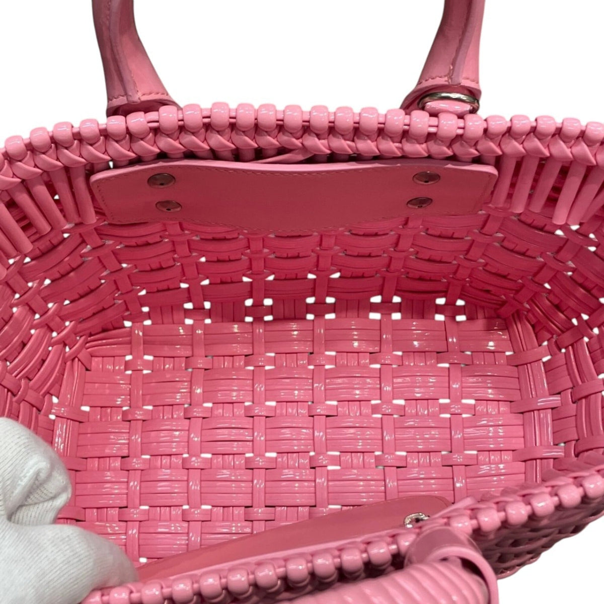 Balenciaga Pink Vinyl Shoulder Bag (Pre-Owned)