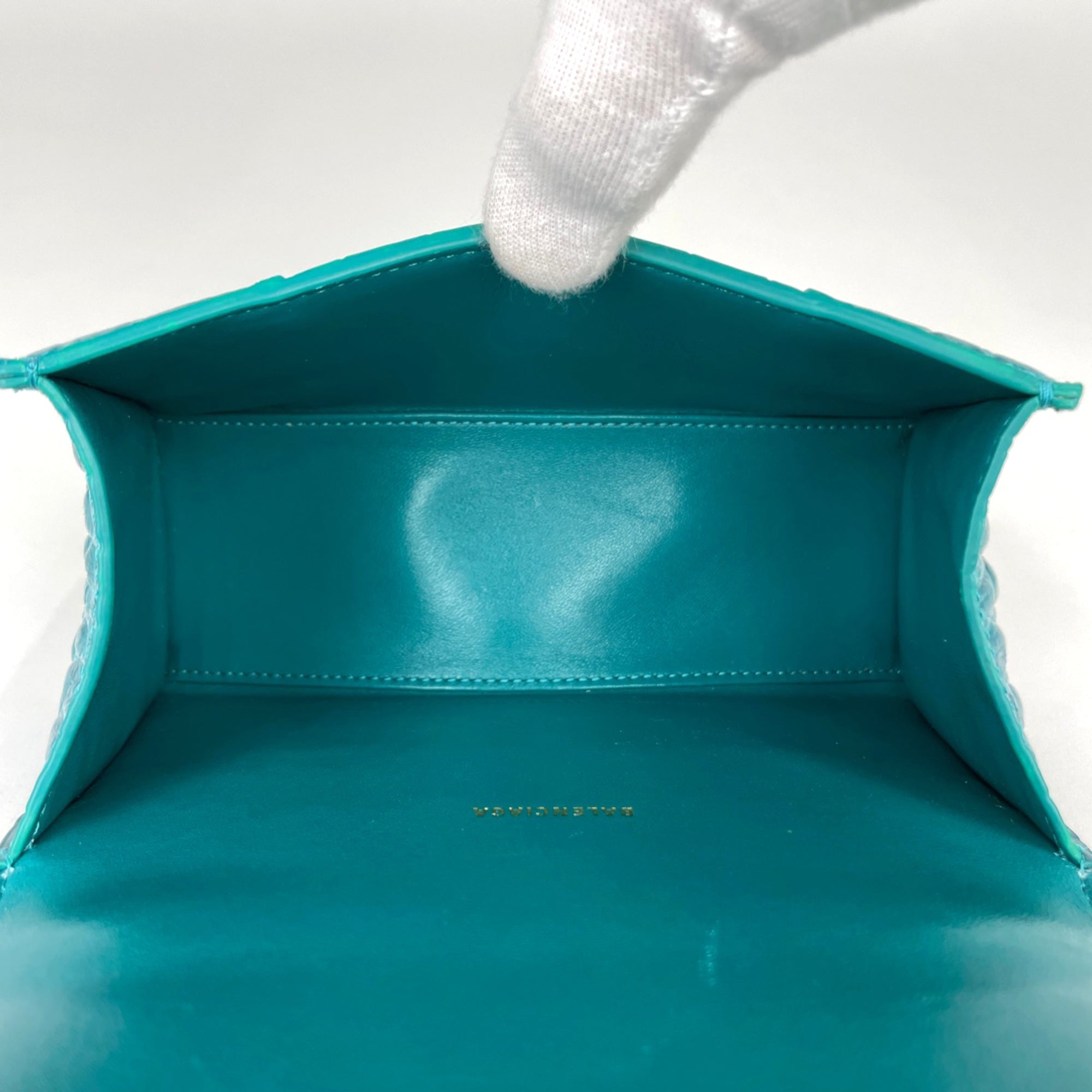 Balenciaga Green Leather Handbag (Pre-Owned)