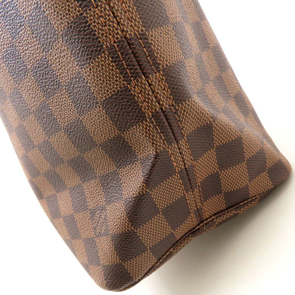 Louis Vuitton Ebene Damier Canvas Pouch Tote Bag (Pre-Owned)