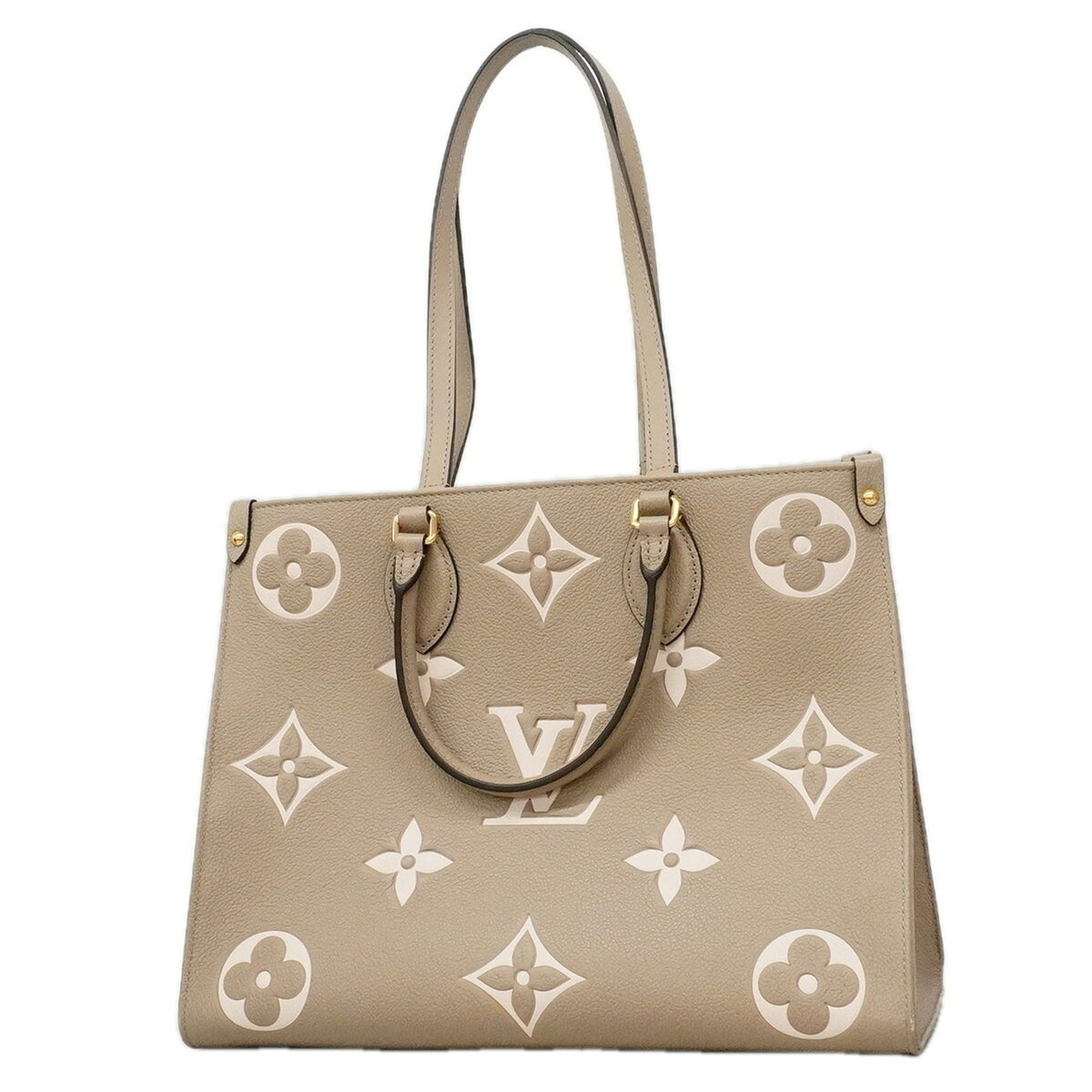 Louis Vuitton Cream Tourterelle Tote Bag (Pre-Owned)
