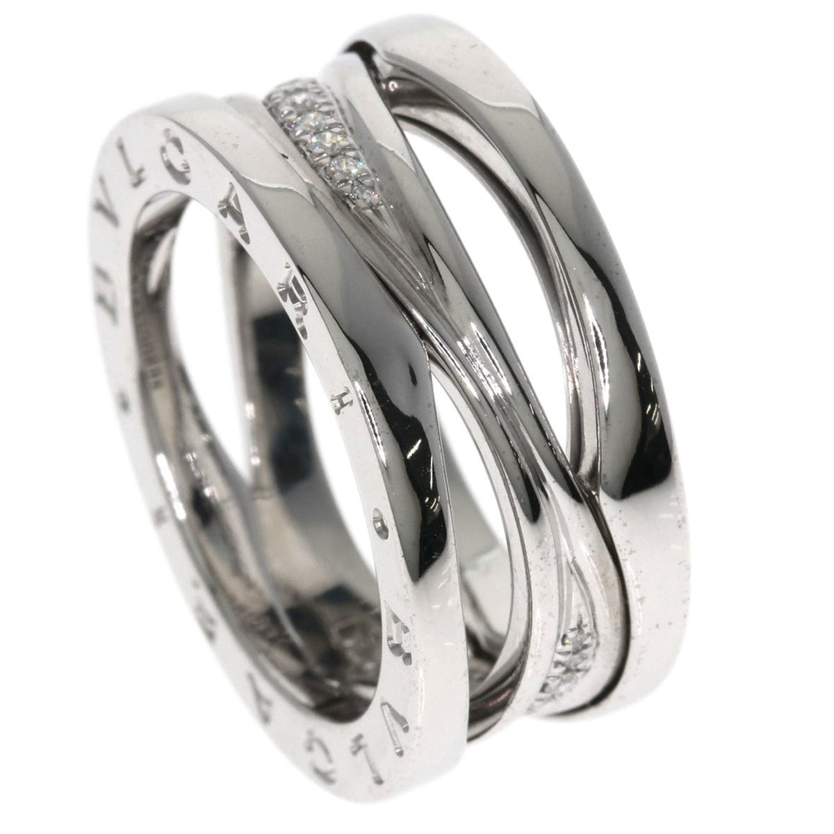 Bvlgari White Gold (18K) Band Ring (Pre-Owned)