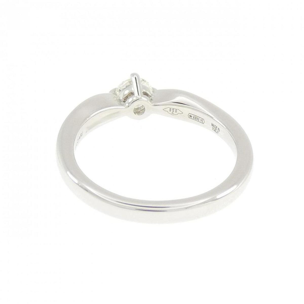 Bvlgari Platinum Platinum 950 Band Ring (Pre-Owned)