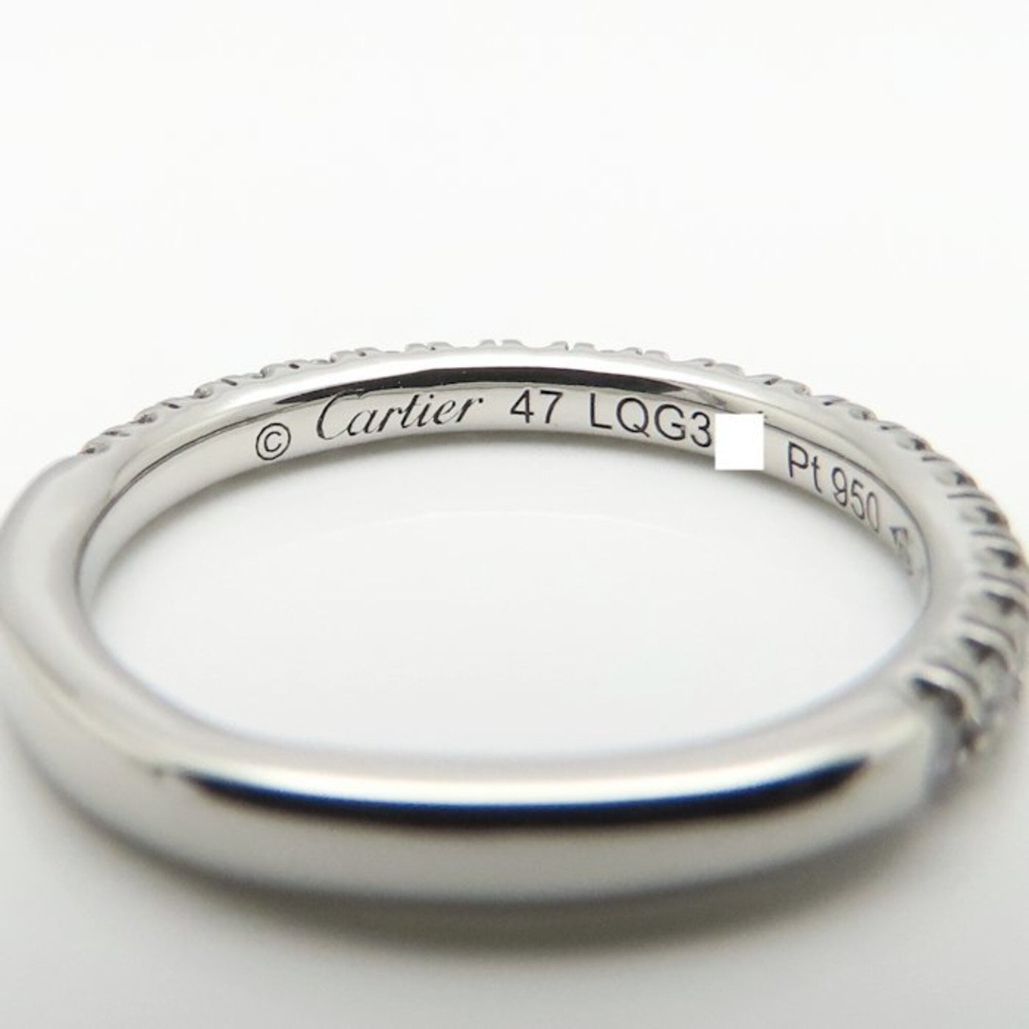 Cartier Platinum 950 Band Ring (Pre-Owned)