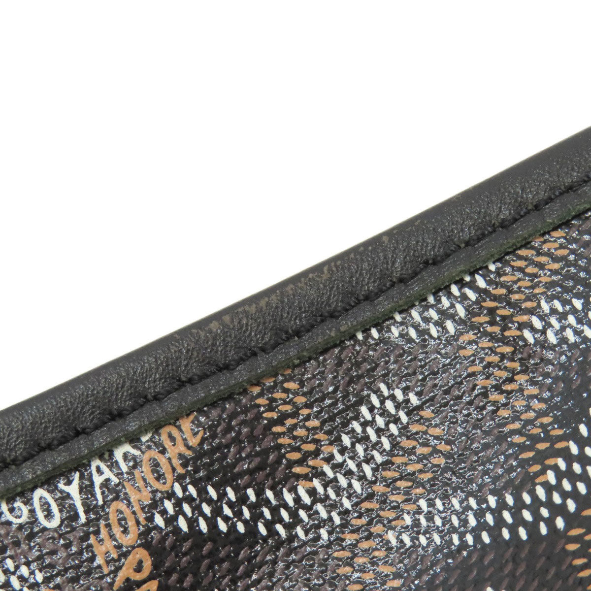 Goyard Black Brown Coated Canvas Tote Bag (Pre-Owned)