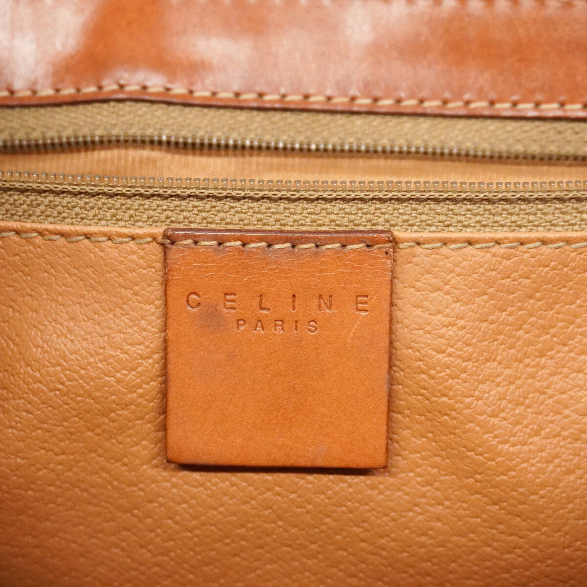 Celine Brown Pvc Handbag (Pre-Owned)