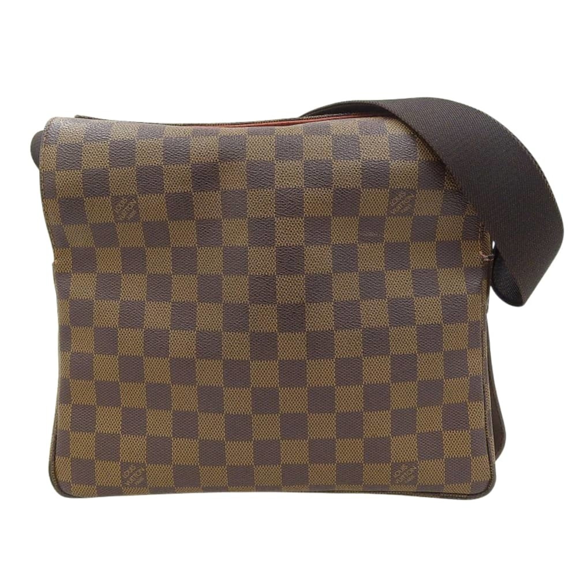 Louis Vuitton Damier Canvas Ebene Pvc Shoulder Bag (Pre-Owned)