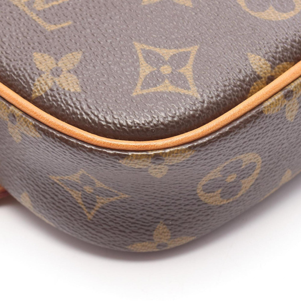 Louis Vuitton Brown Monogram Coated Canvas Leather Fanny Pack Handbag (Pre-Owned)