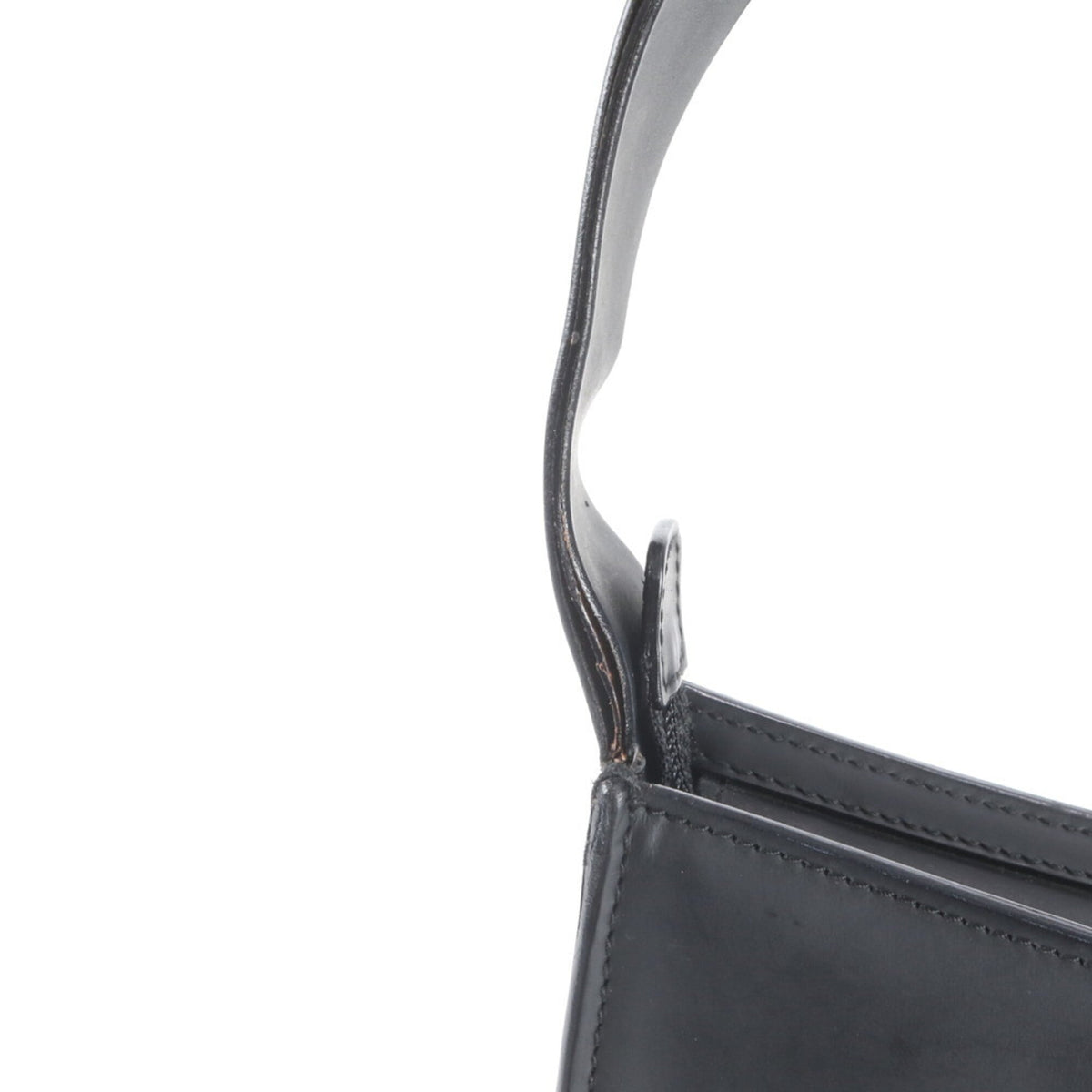 Gucci Black Leather Handbag Shoulder Bag (Pre-Owned)