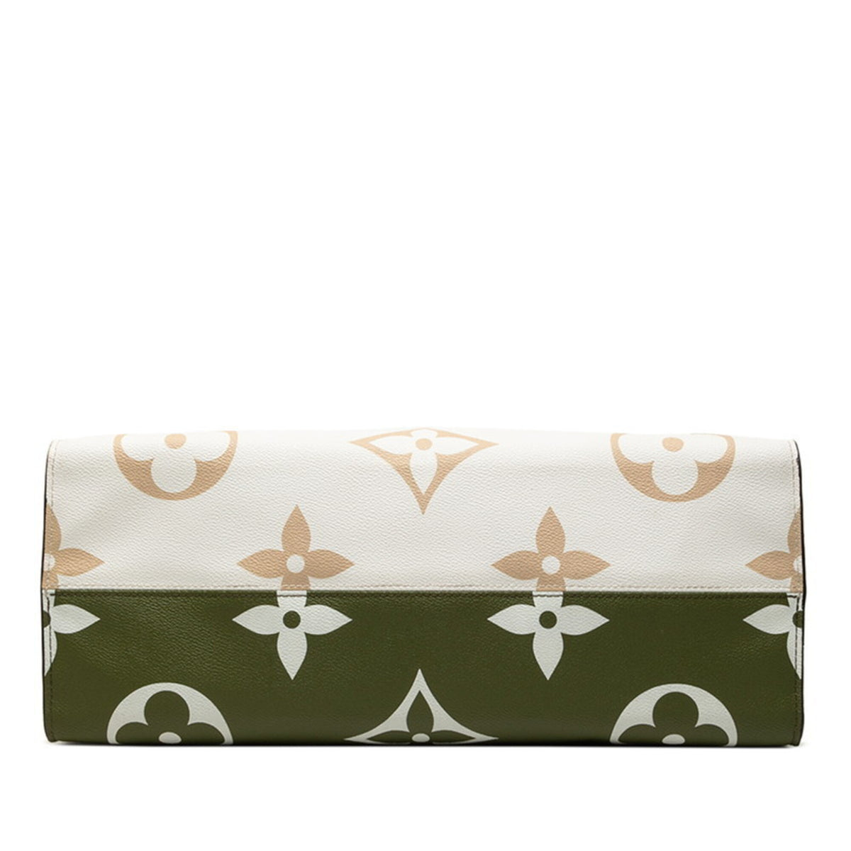Louis Vuitton Monogram Beige Green White Pvc Leather Handbag Tote Bag (Pre-Owned)