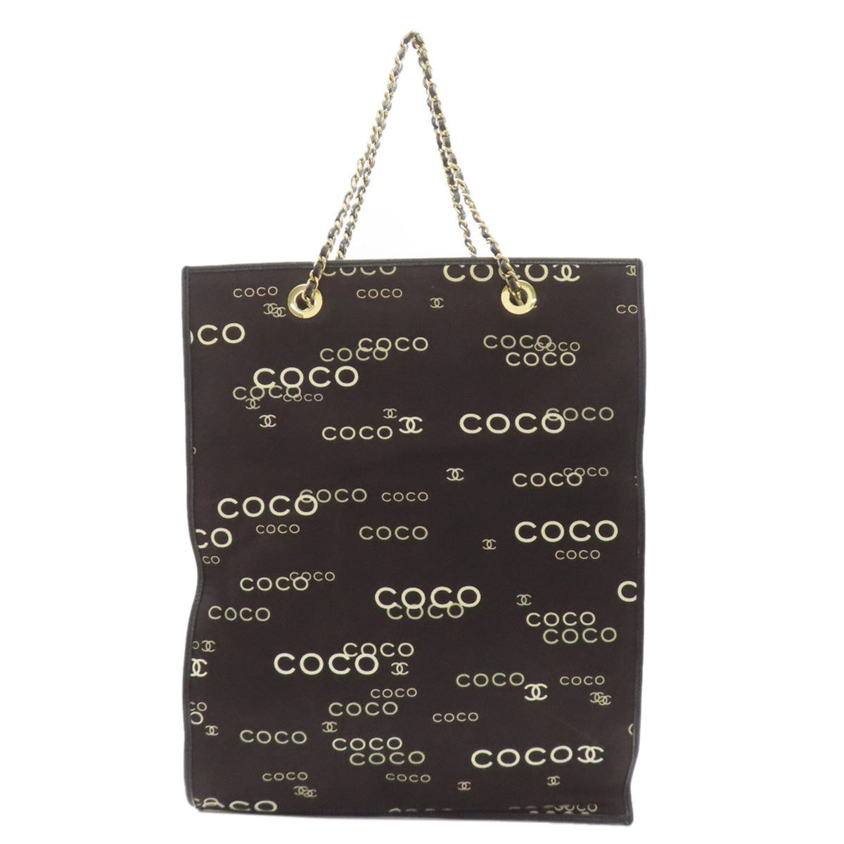 Chanel Black Canvas Tote Bag (Pre-Owned)
