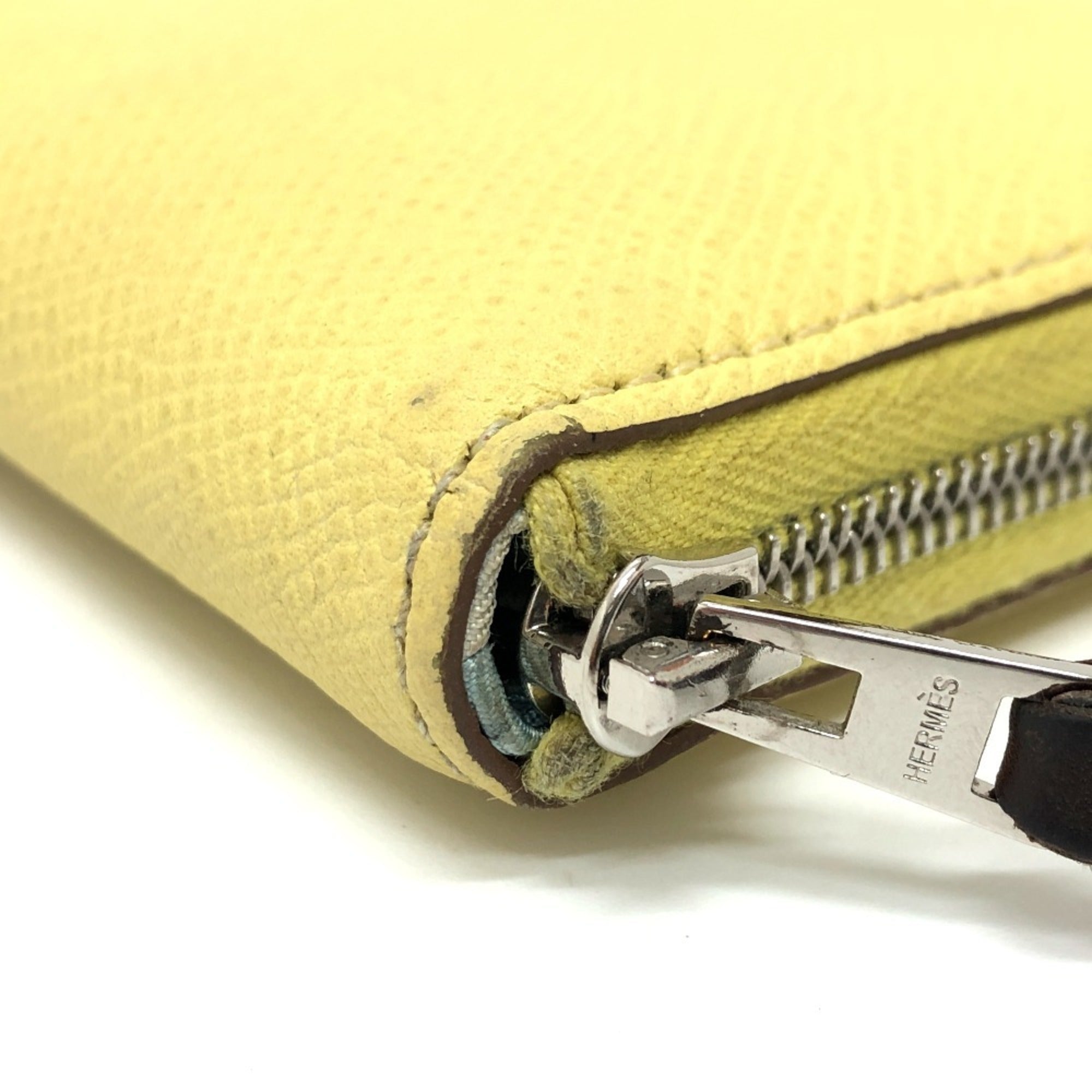 Hermes Silk'in Multi-Color Epsom Leather Wallet (Bi-Fold) (Pre-Owned)