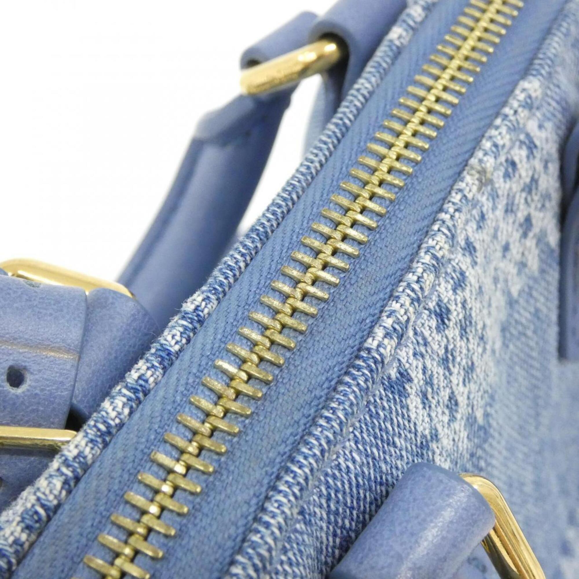 Louis Vuitton Blue Denim Handbag (Pre-Owned)