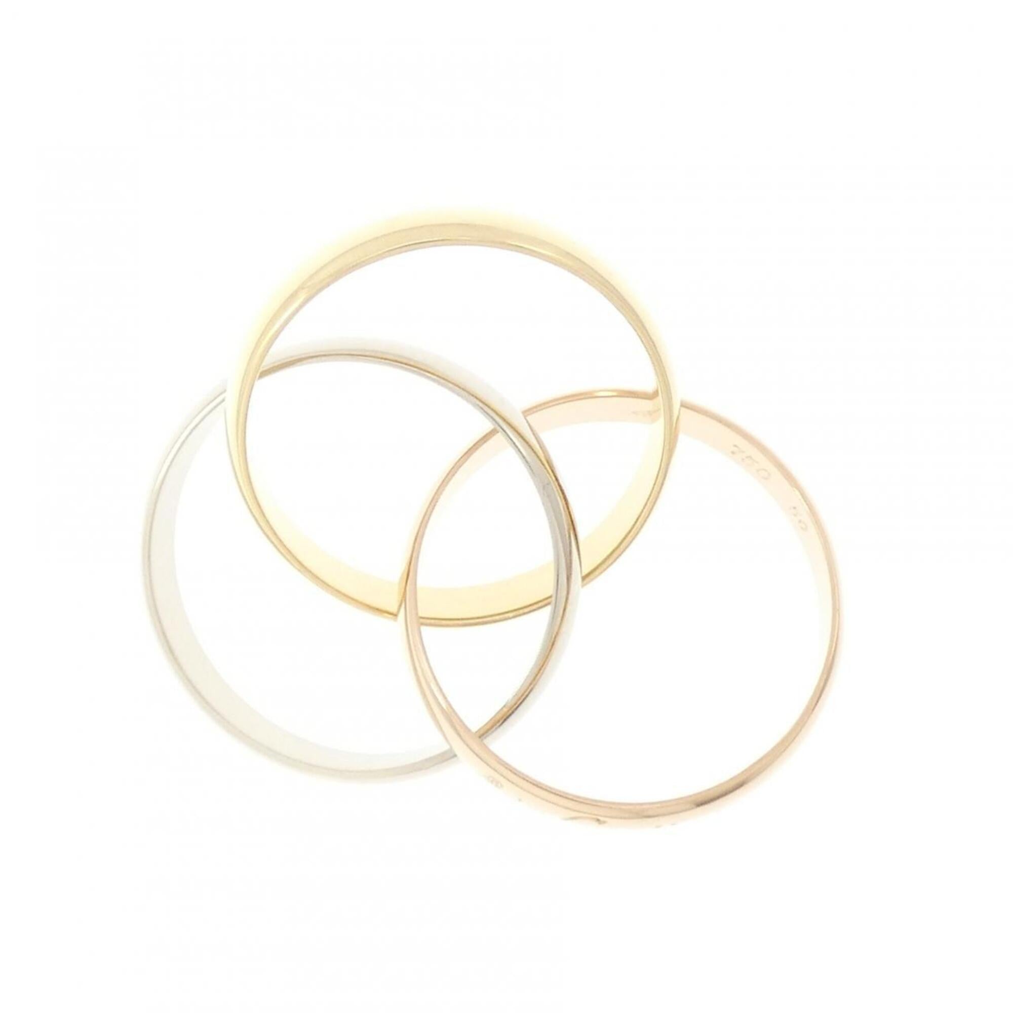 Cartier Yellow Gold (18K) Pink Gold (18K) White Gold (18K) Band Ring (Pre-Owned)