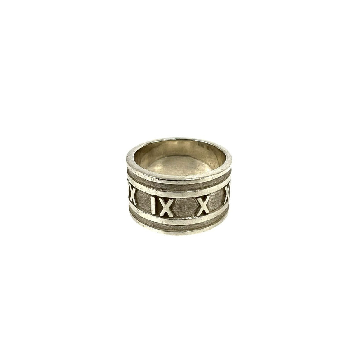 Tiffany Silver Silver 925 Band Ring (Pre-Owned)