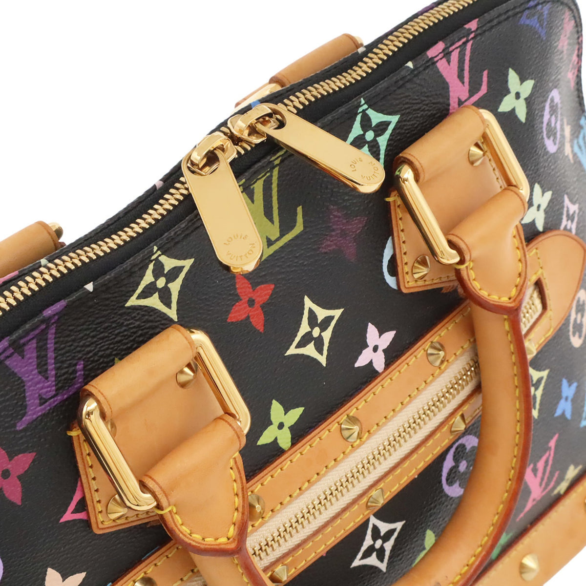 Louis Vuitton Noir Monogram Canvas Pvc Coated Canvas Handbag (Pre-Owned)