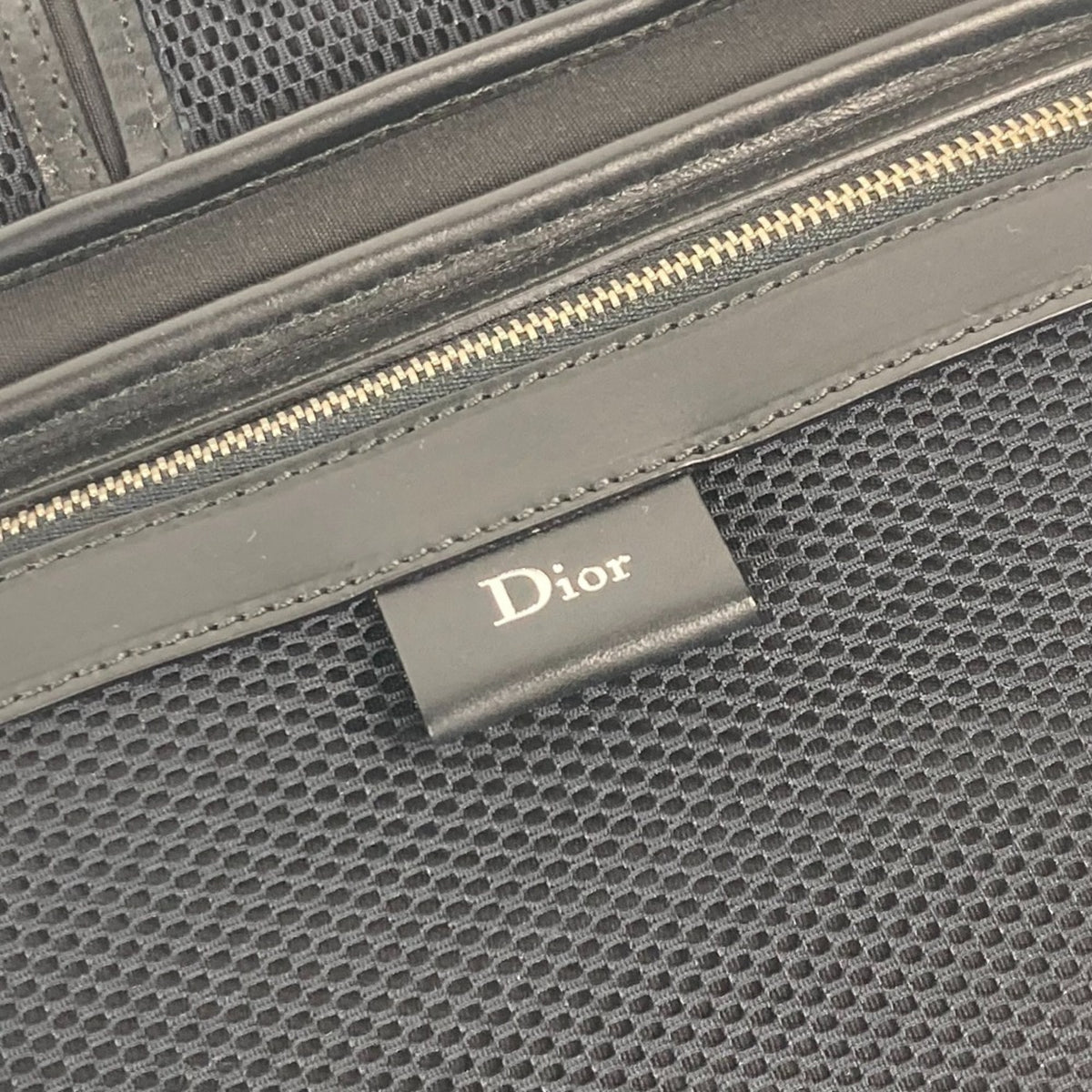 Christian Dior Black Pvc Clutch Bag Pouch (Pre-Owned)