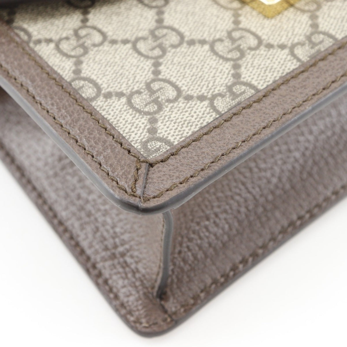 Gucci Sherry Line Brown Gg Supreme Shoulder Bag (Pre-Owned)