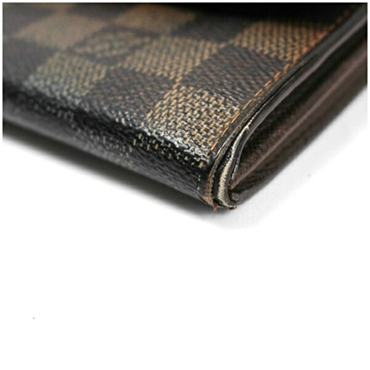Louis Vuitton Brown Damier Canvas Long Wallet (Bi-Fold) (Pre-Owned)
