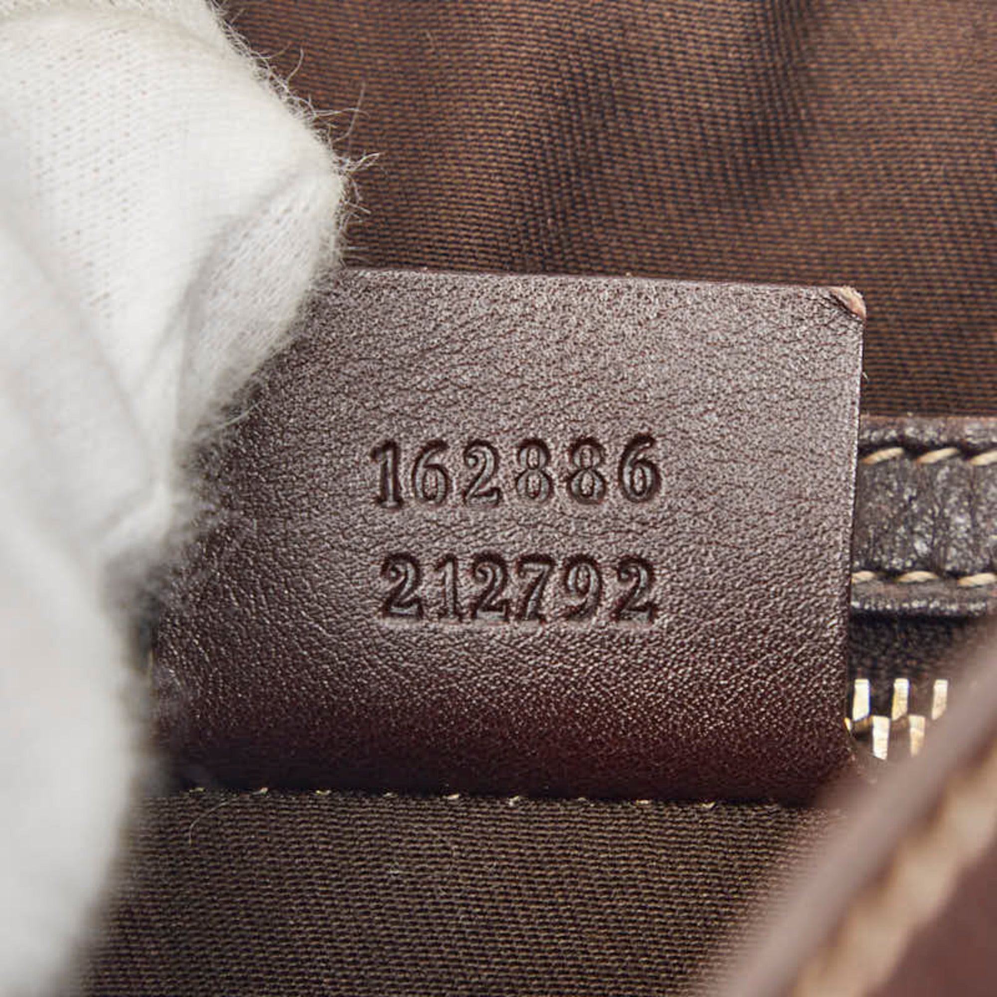 Gucci Brown Leather Shoulder Bag (Pre-Owned)