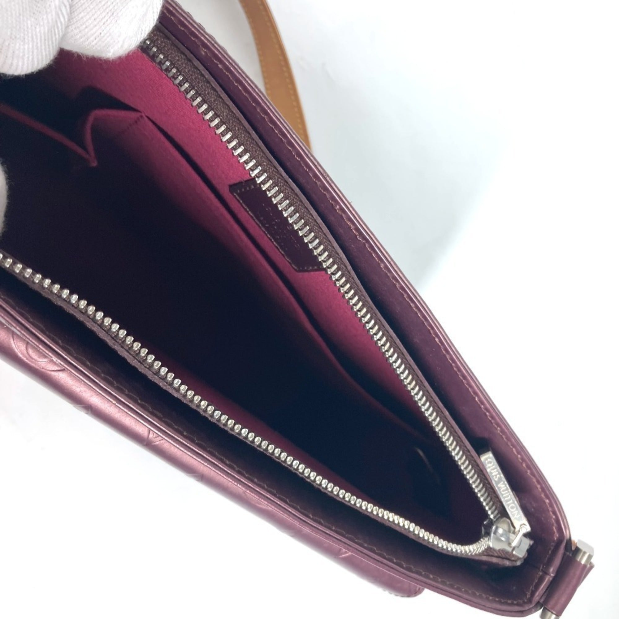 Louis Vuitton Purple Violet Monogram Mat Shoulder Bag (Pre-Owned)