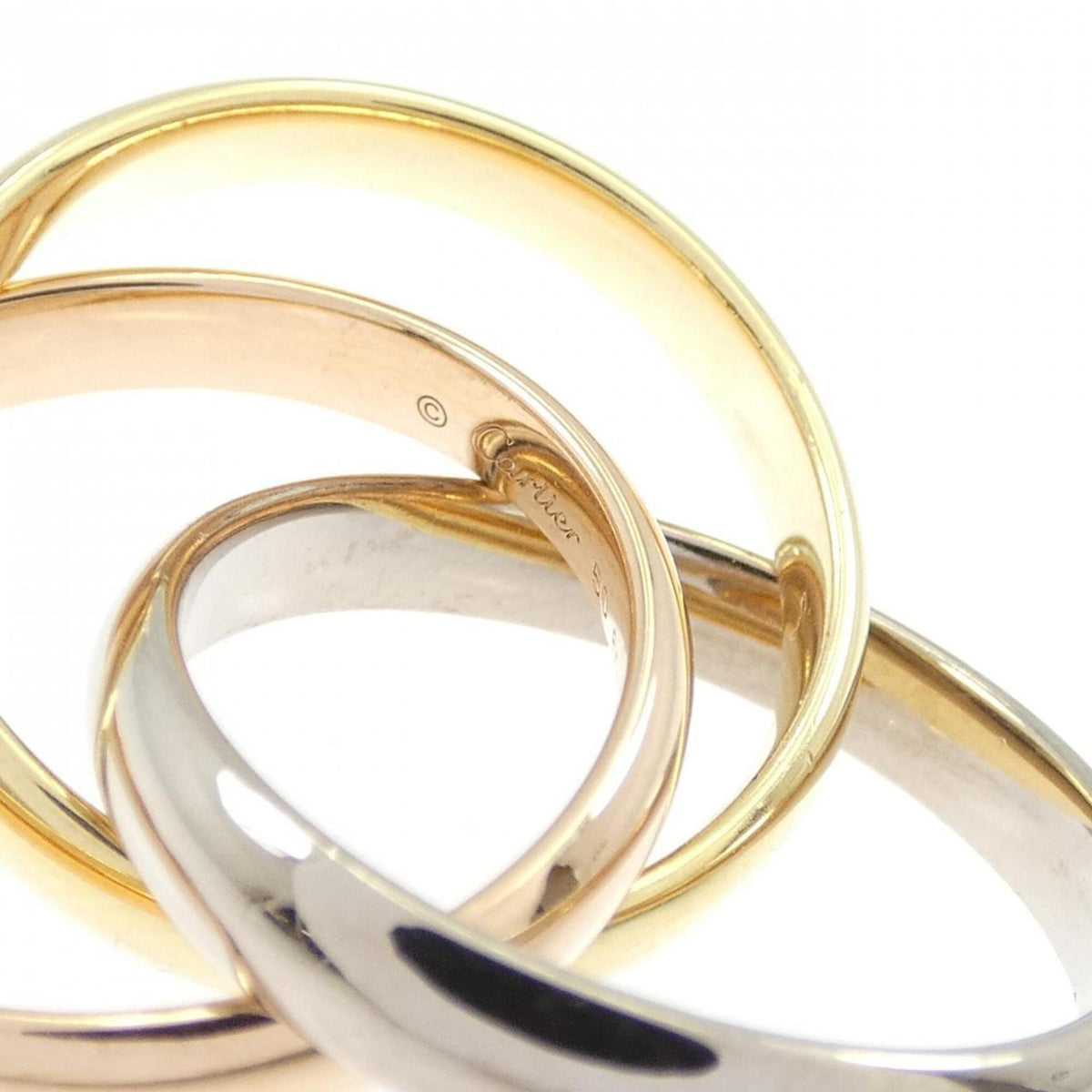 Cartier Yellow Gold (18K) Pink Gold (18K) White Gold (18K) Band Ring (Pre-Owned)