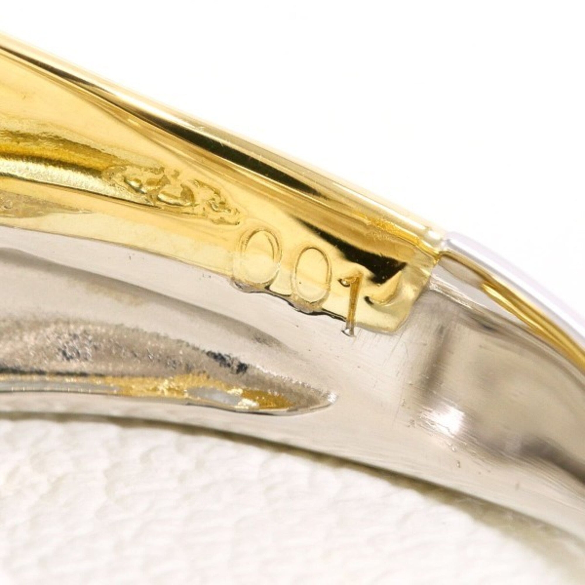 Unbranded Platinum Yellow Gold Yellow Gold (18K) Platinum 850 Band Ring (Pre-Owned)