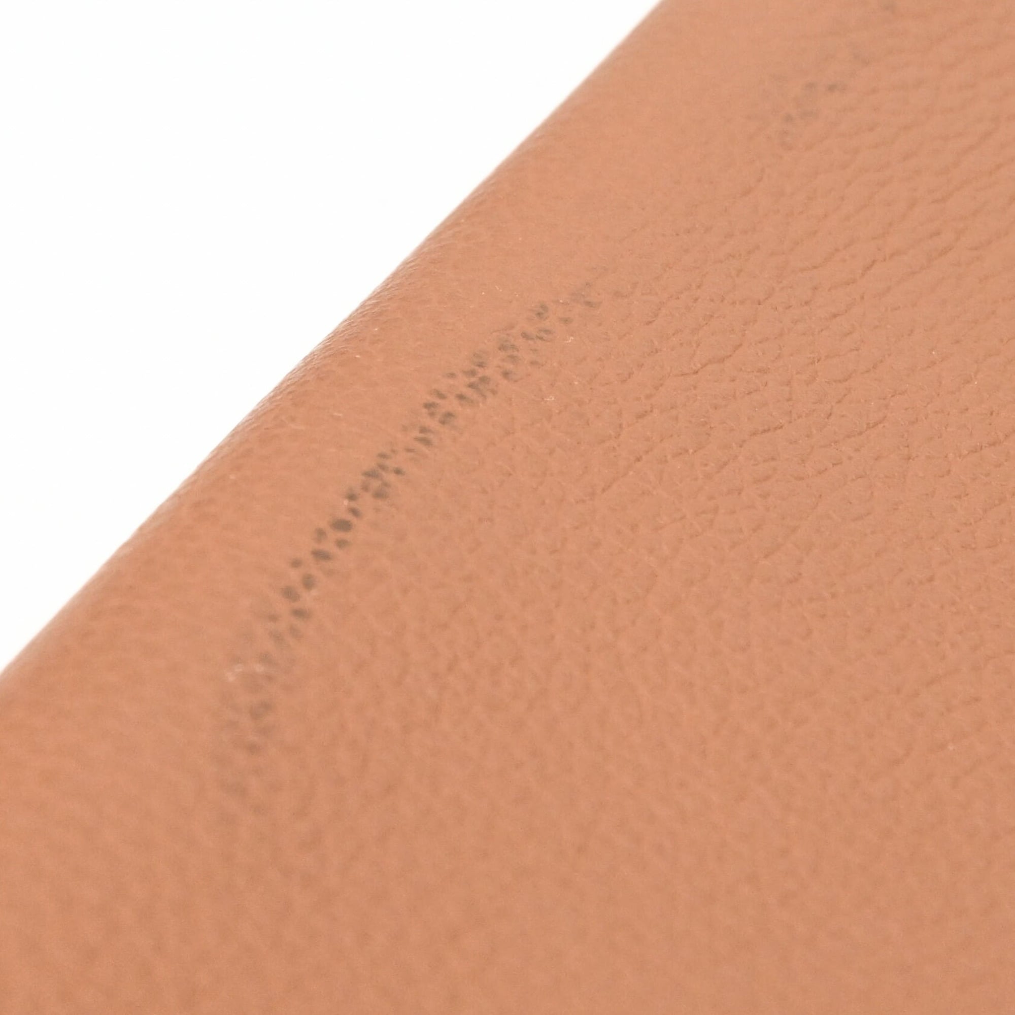 Hermes Gold Evercalf Leather Shoulder Bag (Pre-Owned)