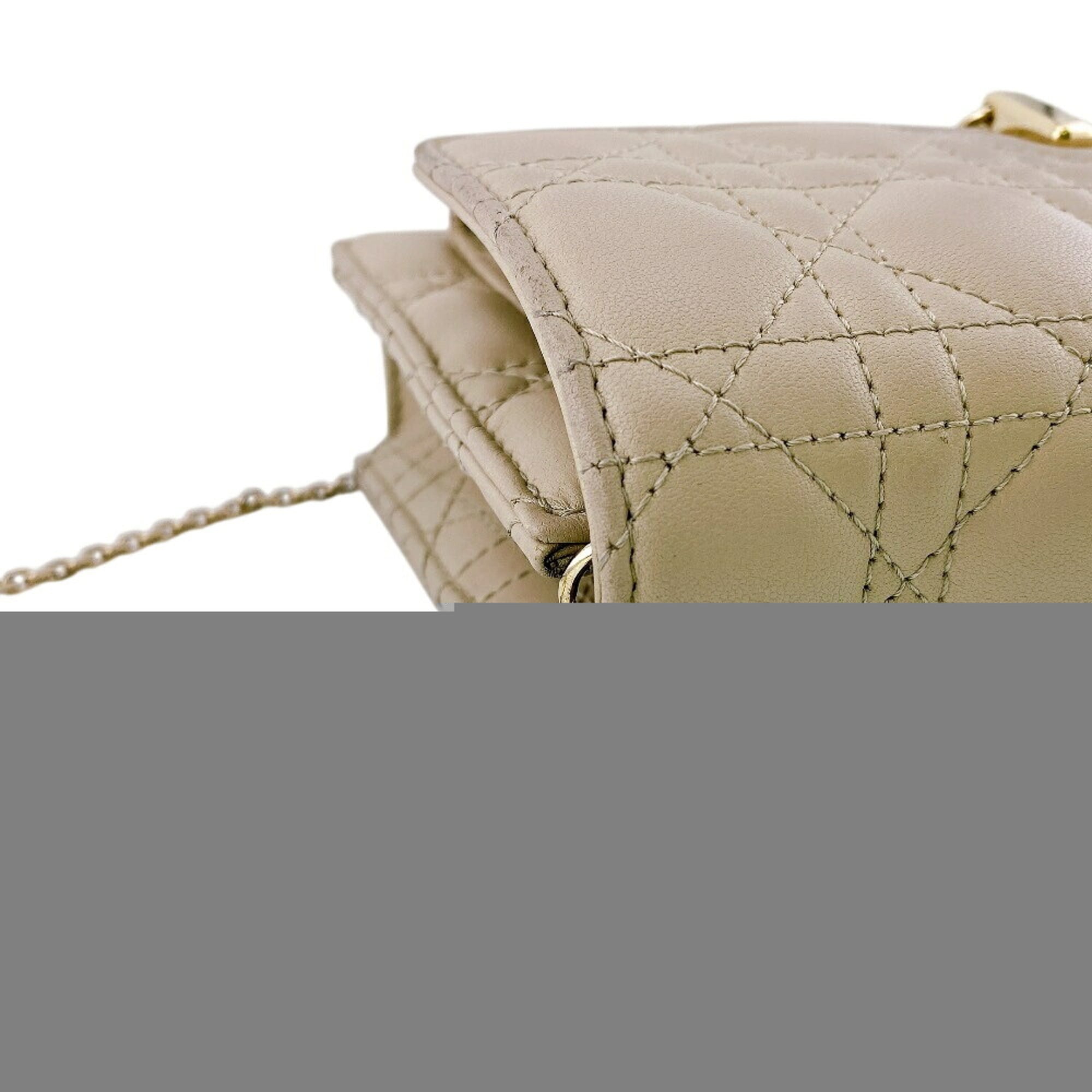 Christian Dior Beige Leather (Pre-Owned)