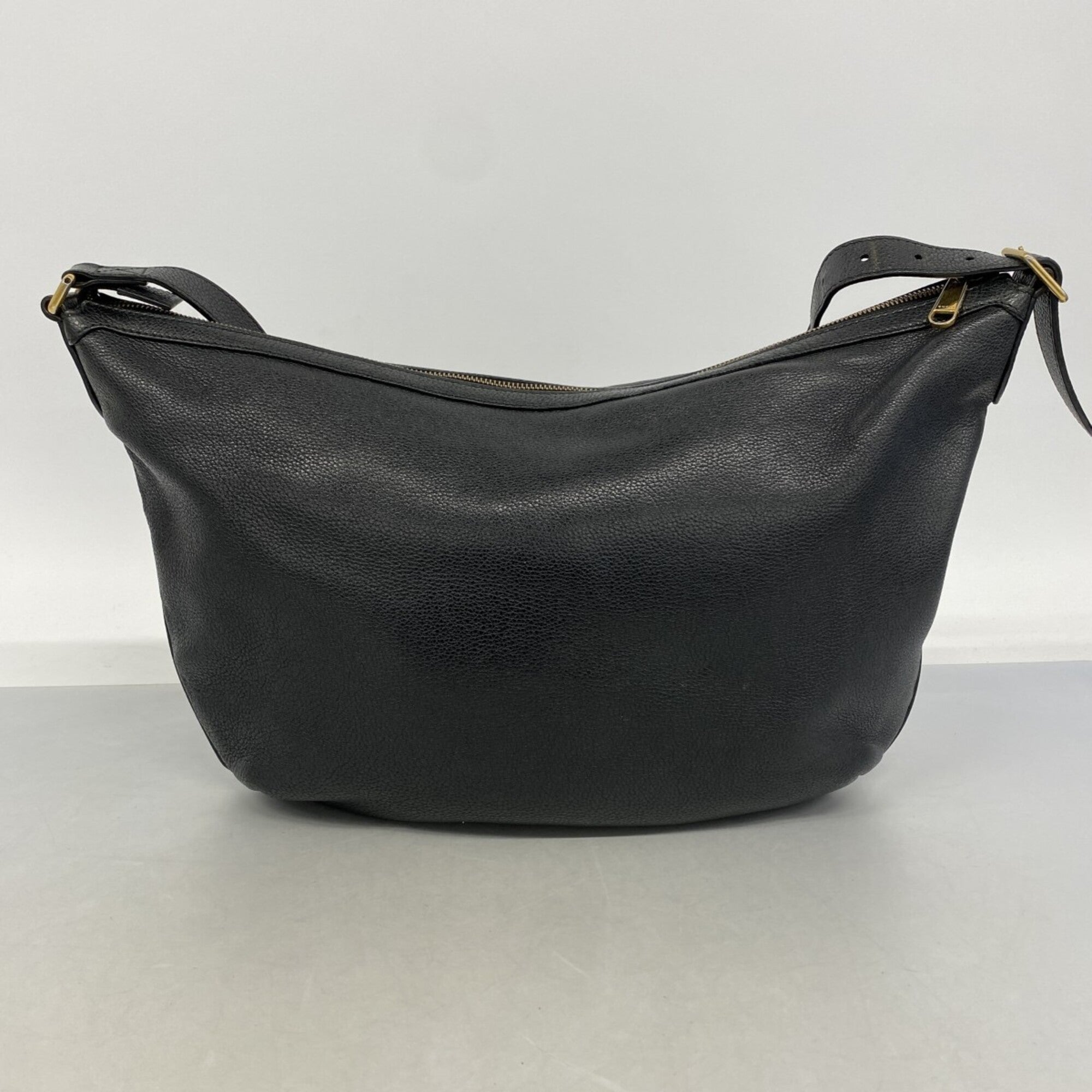 Gucci Black Leather Shoulder Bag (Pre-Owned)