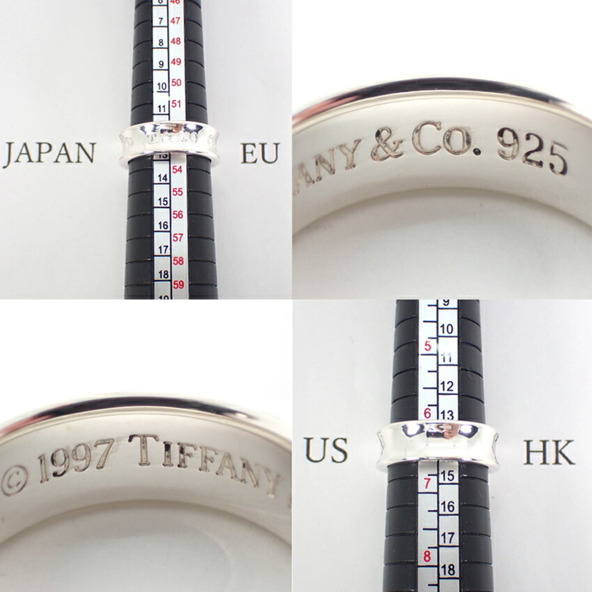 Tiffany Sterling Silver 925 Band Ring (Pre-Owned)