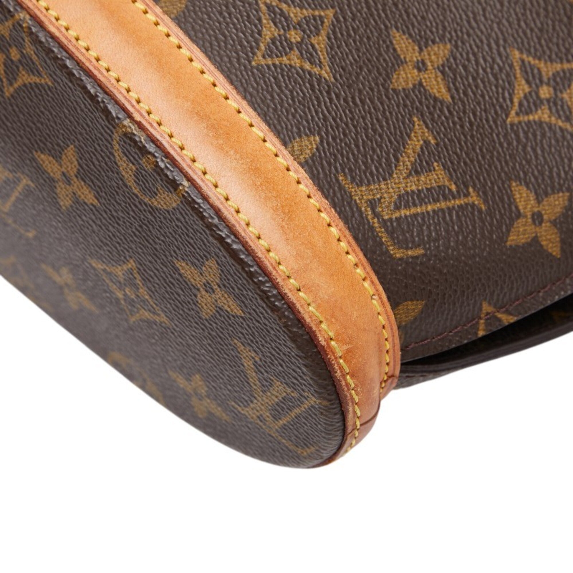 Louis Vuitton Brown Pvc Leather Shoulder Bag Tote Bag (Pre-Owned)