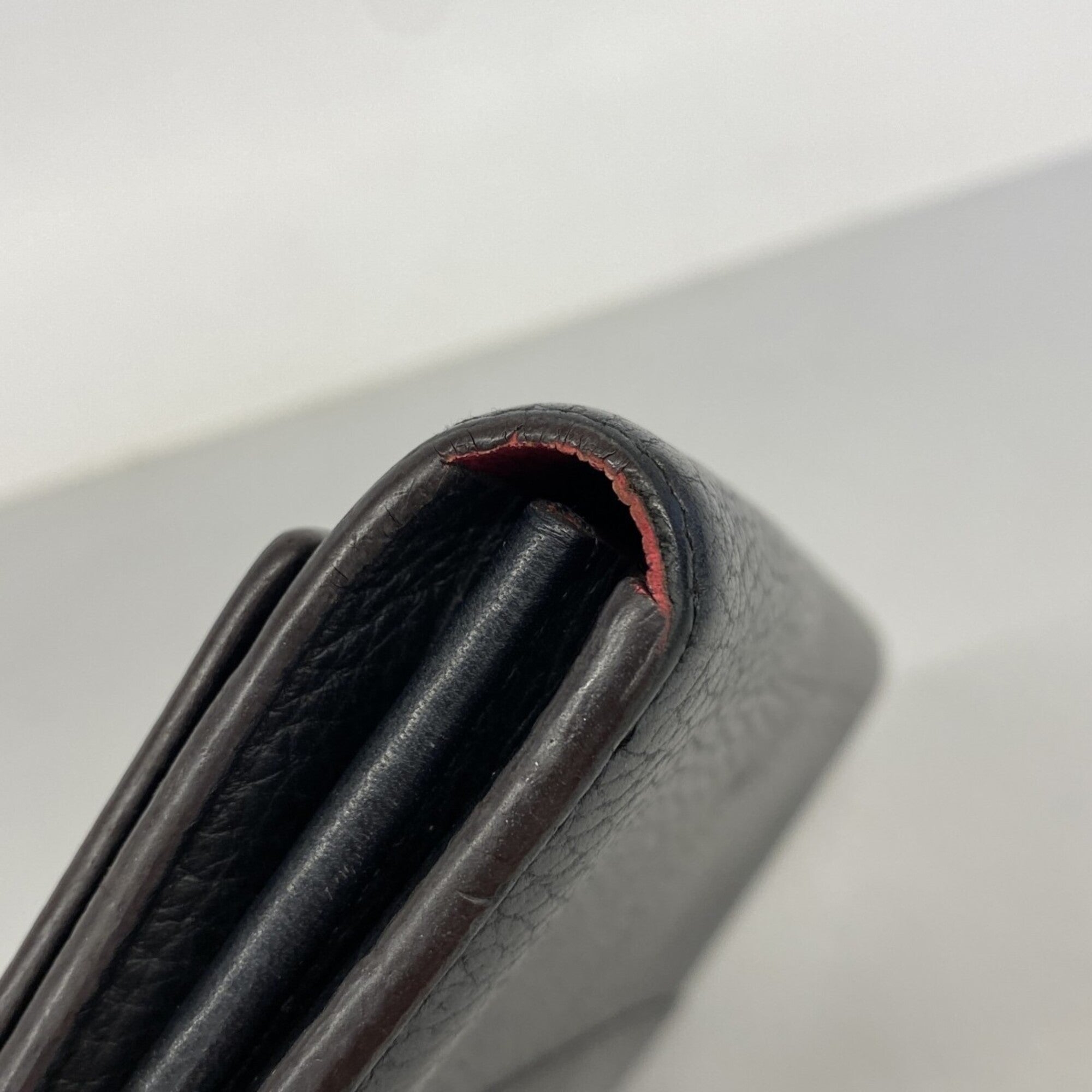 Louis Vuitton Noir Long Wallet (Bi-Fold) (Pre-Owned)