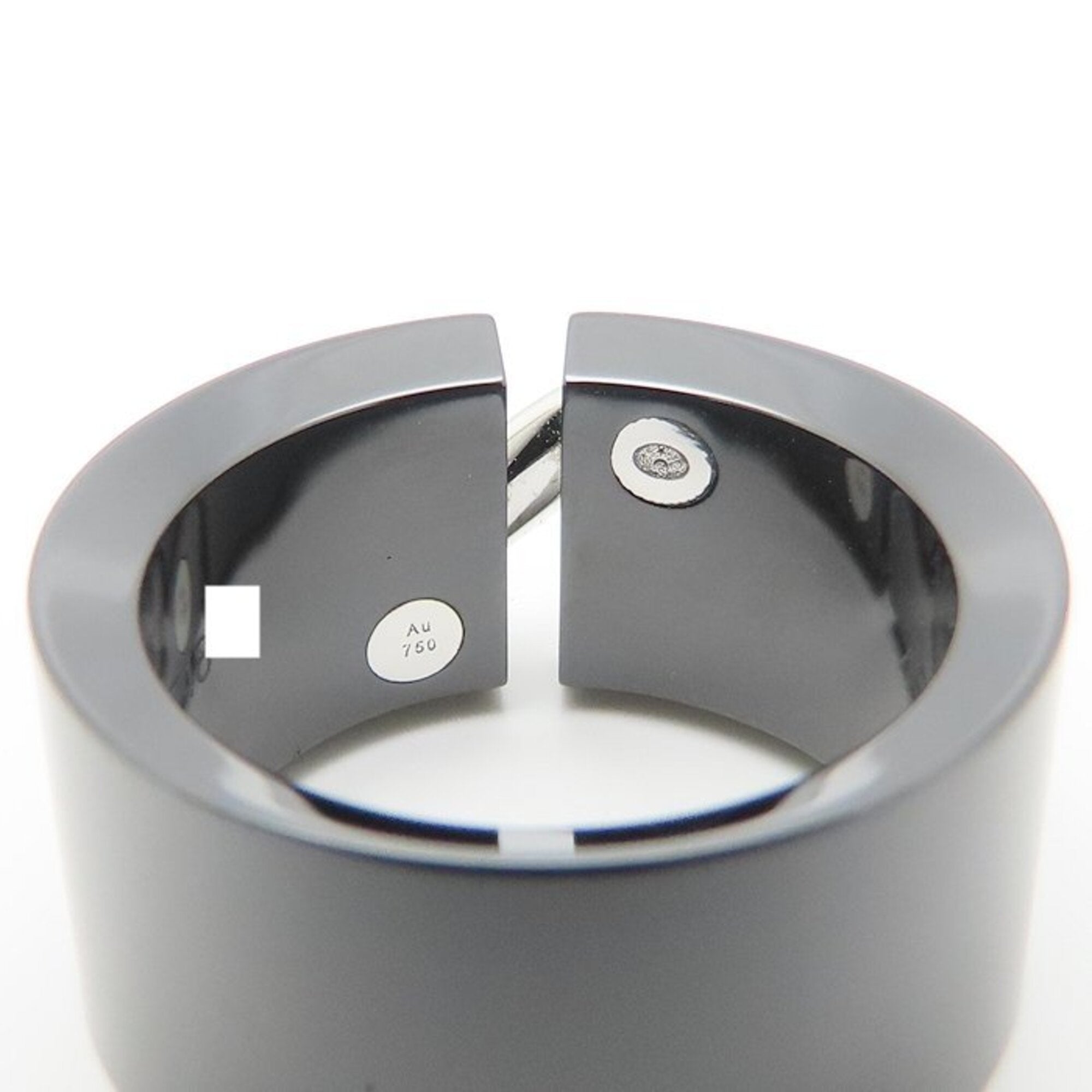 Chaumet White Gold (18K) Ceramic Band Ring (Pre-Owned)