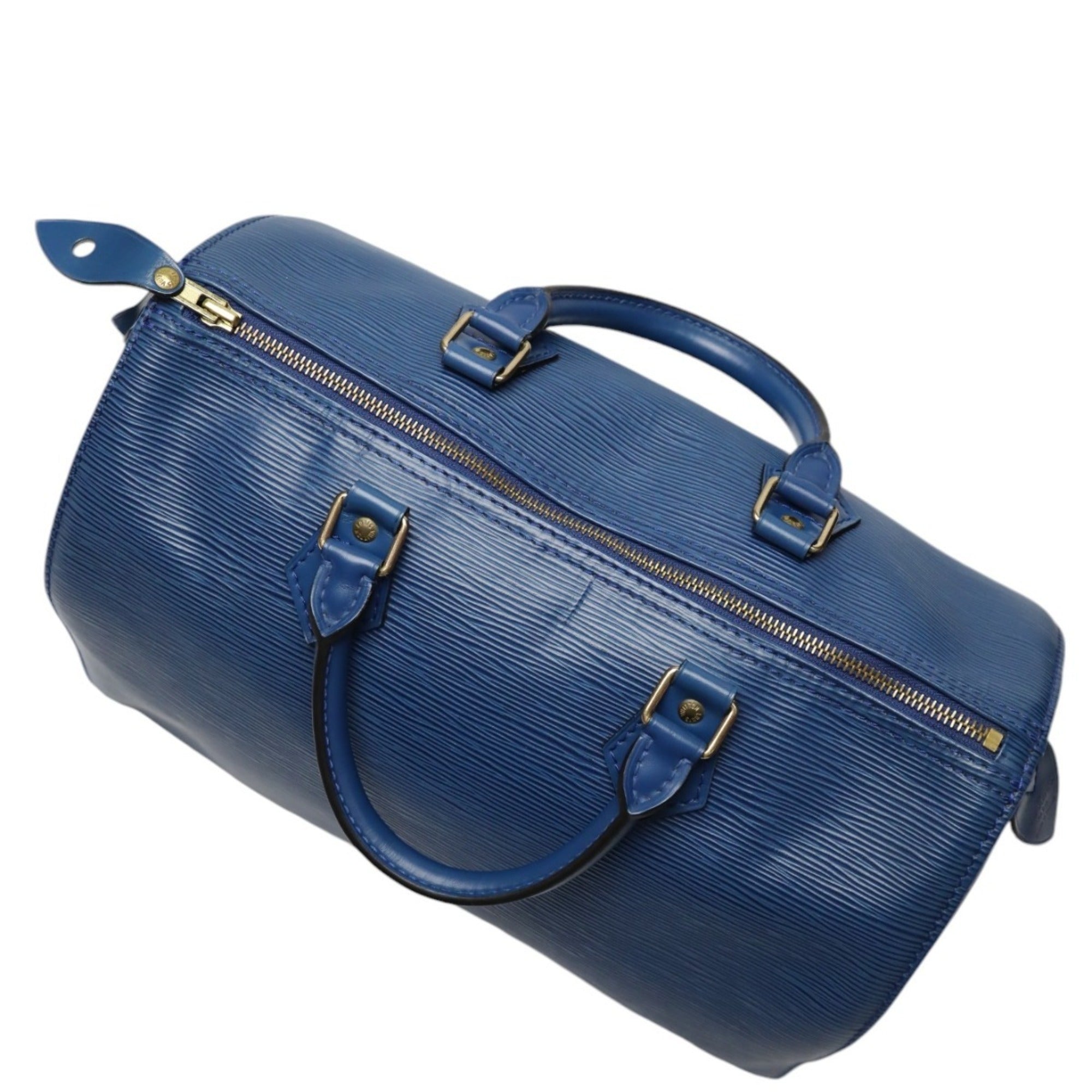 Louis Vuitton Galle Toledo Blue Epi Leather Handbag (Pre-Owned)