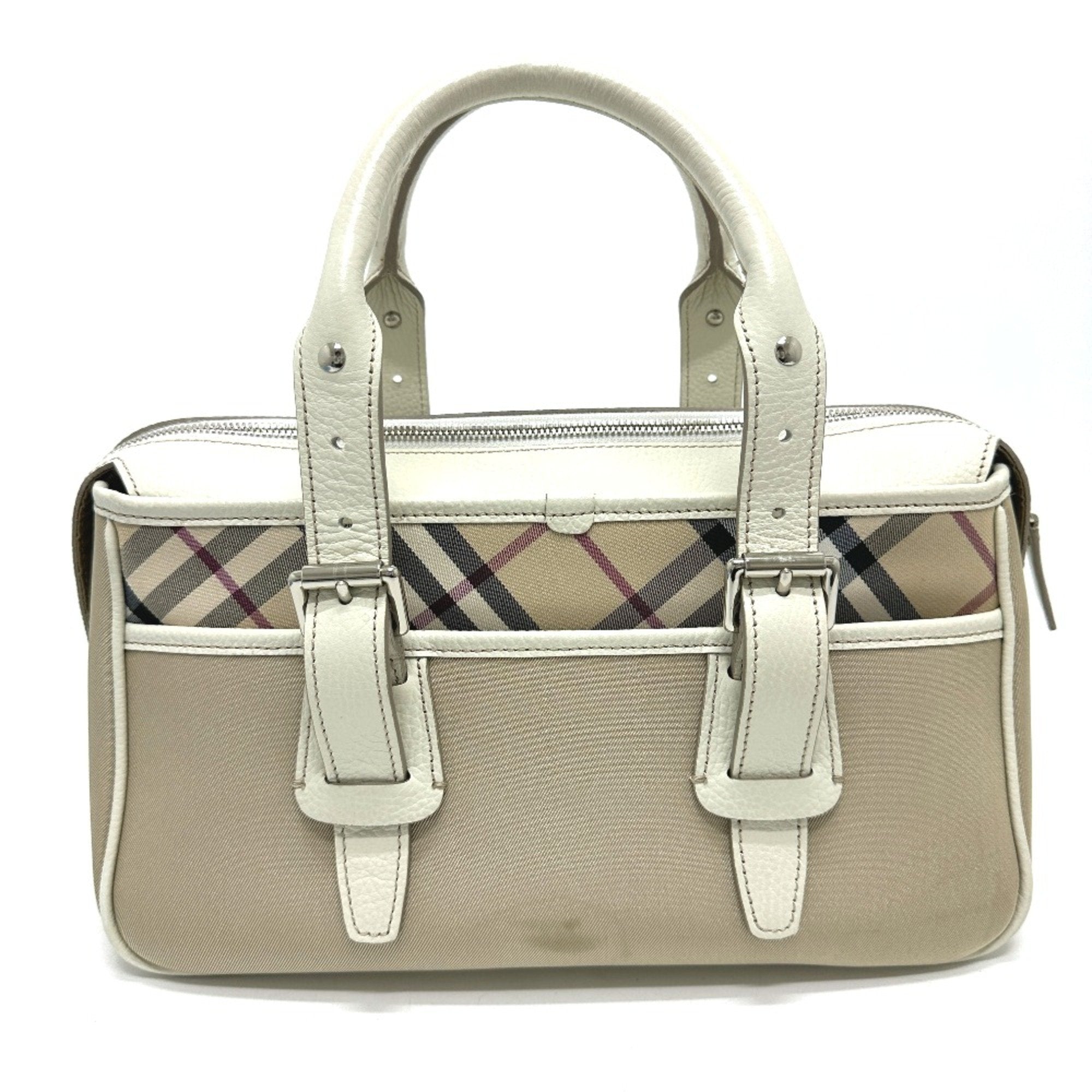 Burberry Beige Cloth Handbag (Pre-Owned)