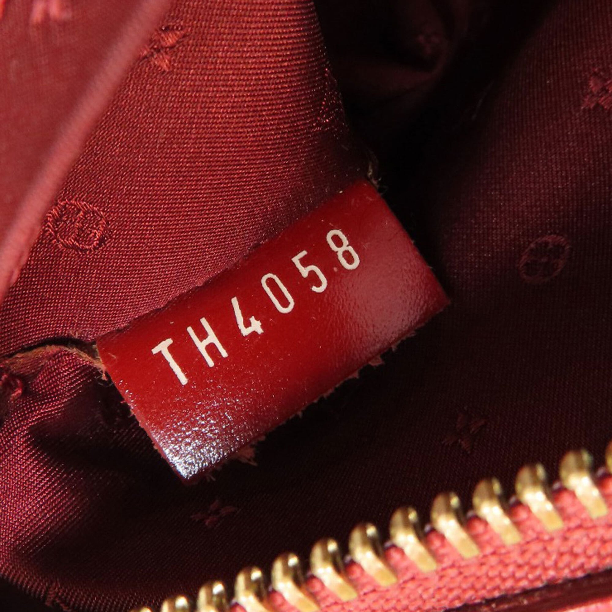 Louis Vuitton Red Color Suhali Leather Tote Bag (Pre-Owned)