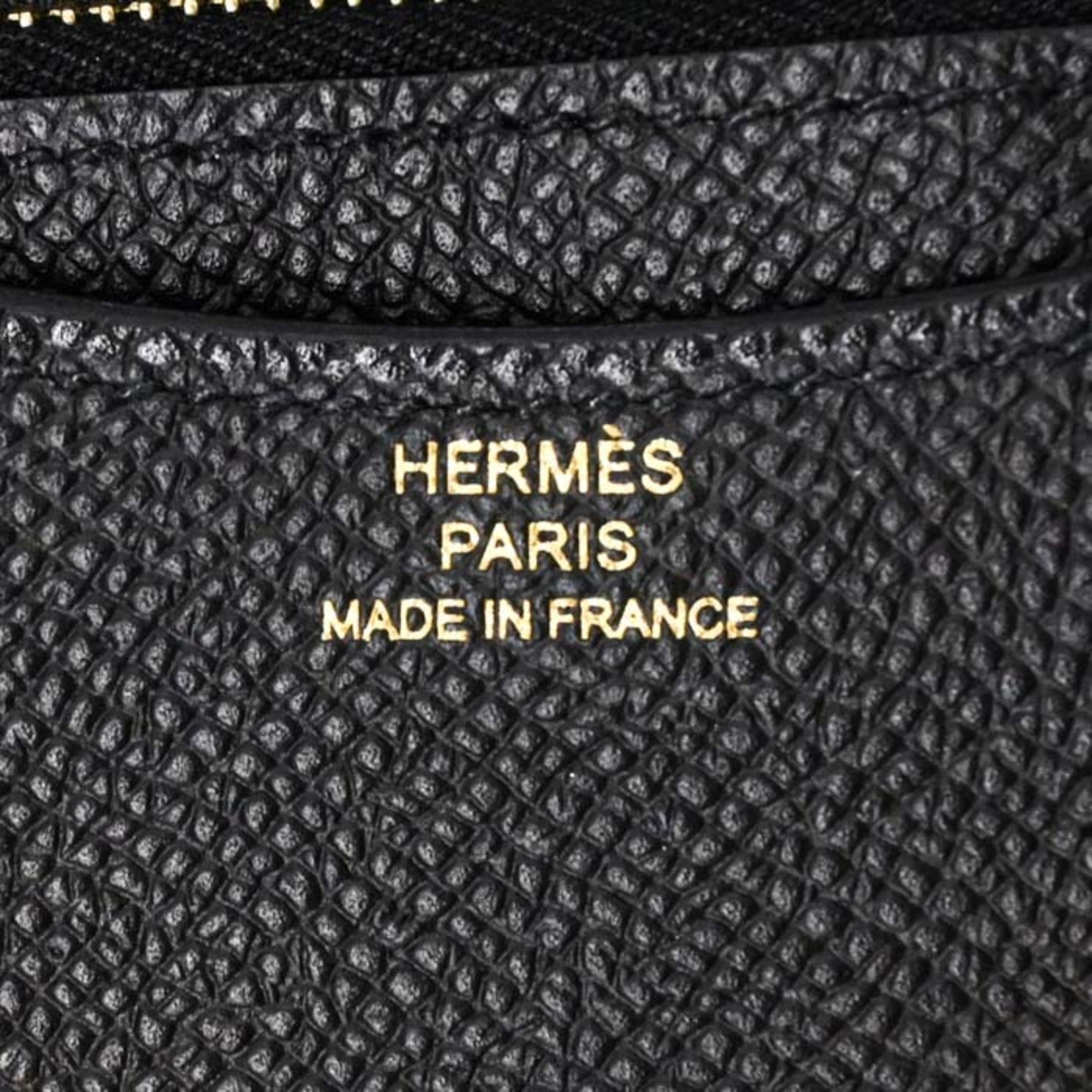 Hermes Constance Black Epsom Leather Wallet (Bi-Fold) (Pre-Owned)
