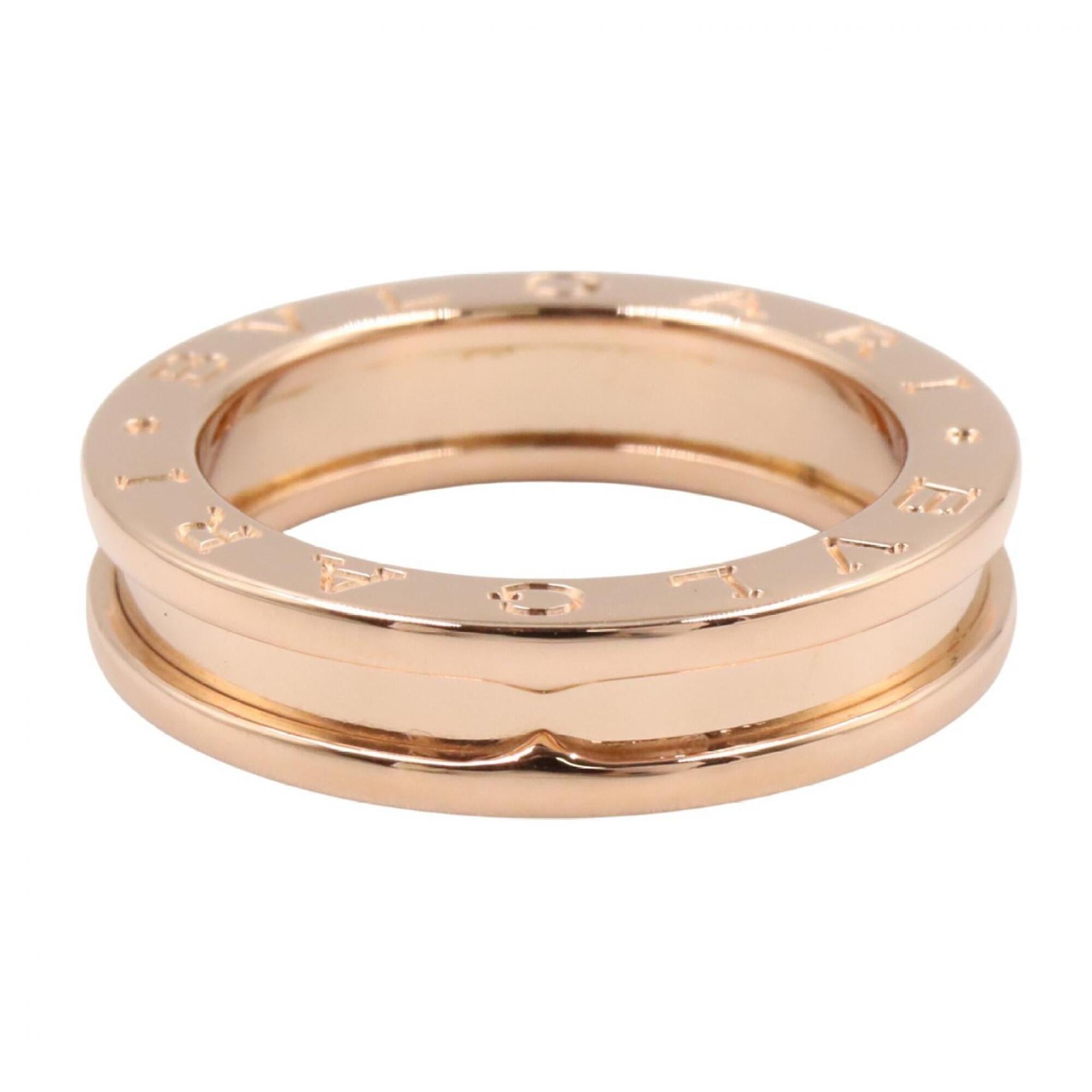 Bvlgari Gold Pink Gold (18K) Band Ring (Pre-Owned)