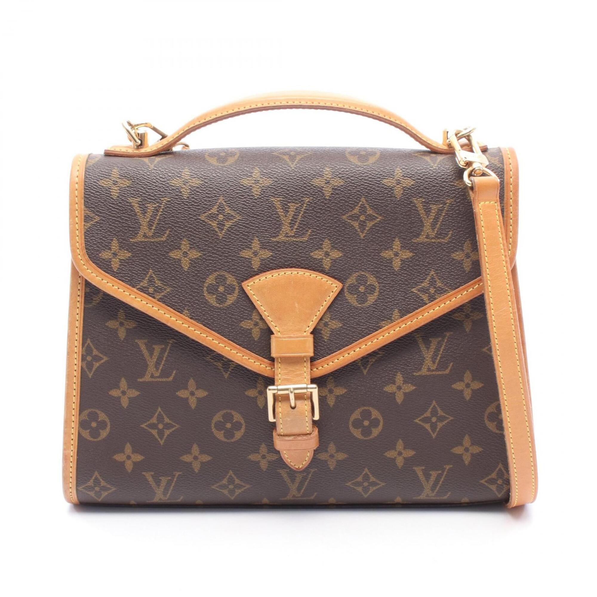 Louis Vuitton Brown Pvc Leather Handbag (Pre-Owned)