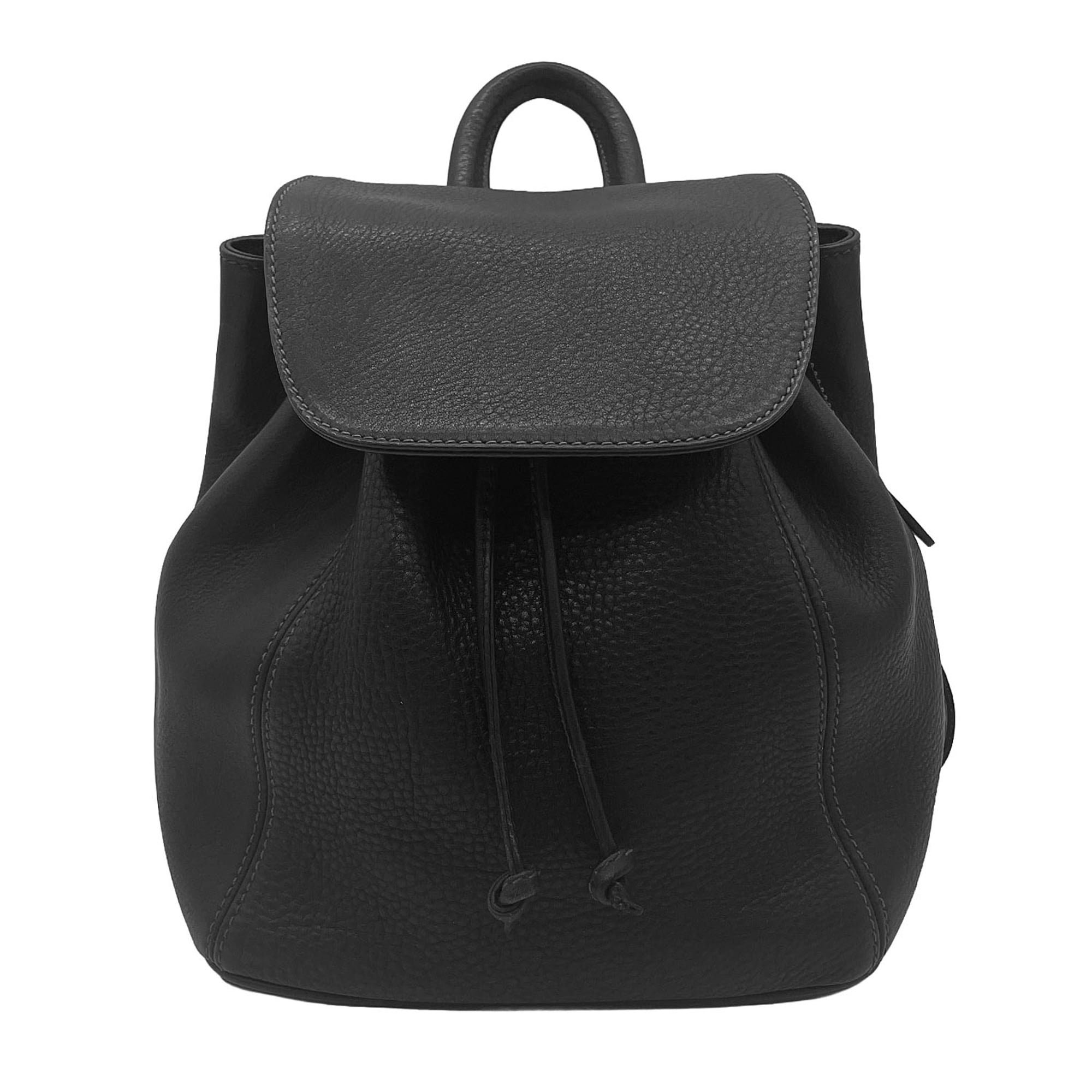 Coach Black Leather Backpack (Pre-Owned)