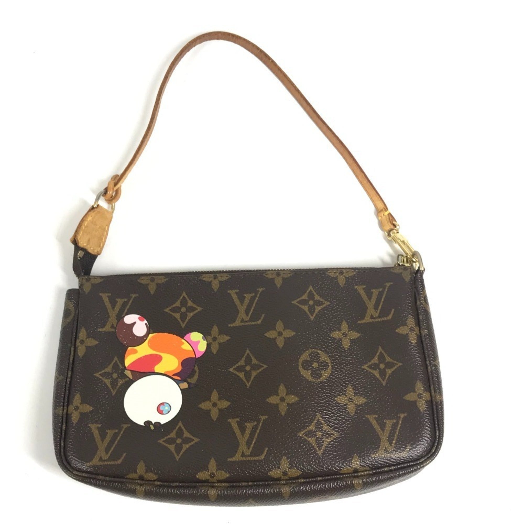 Louis Vuitton Brown Monogram Panda Monogram Handbag Pouch Shoulder Bag (Pre-Owned)